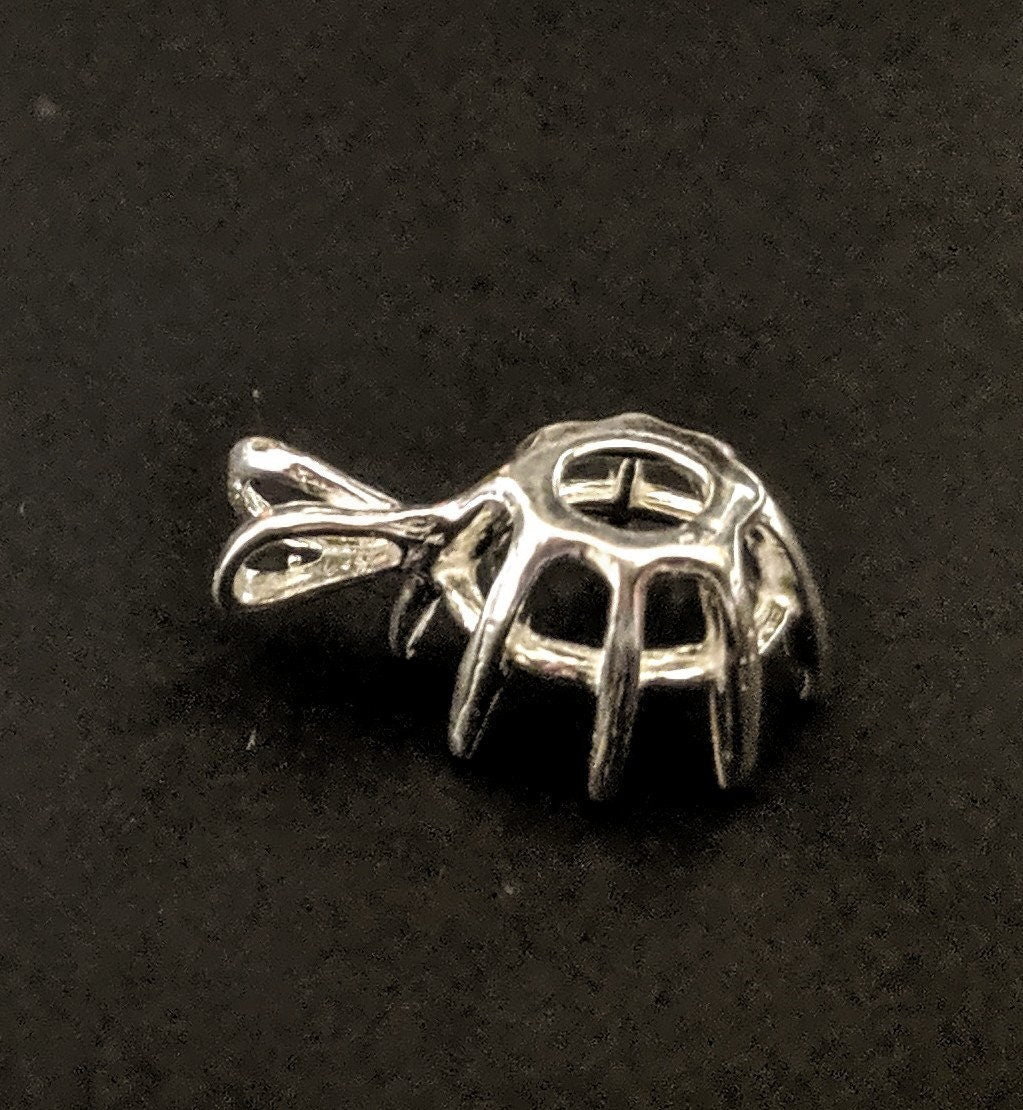 Solid Sterling Silver or 14K Gold 10x8mm & 20x15mm Deep Oval Cut Pendant Setting - Handmade in USA | Perfect for Necklace Jewelry Making, Custom Gemstone Settings & Gift Giving