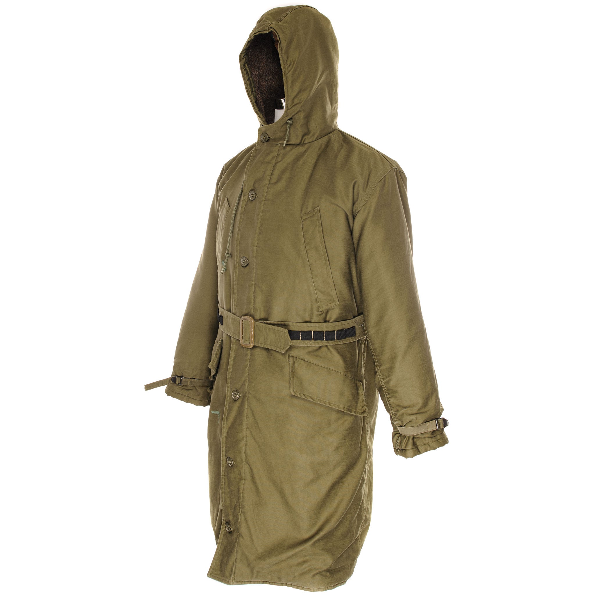 Vintage US Navy N-1 Deck Jacket Parka - WWII Era Size 40 - Authentic Military Outerwear for Cold Weather & Historical Reenactments