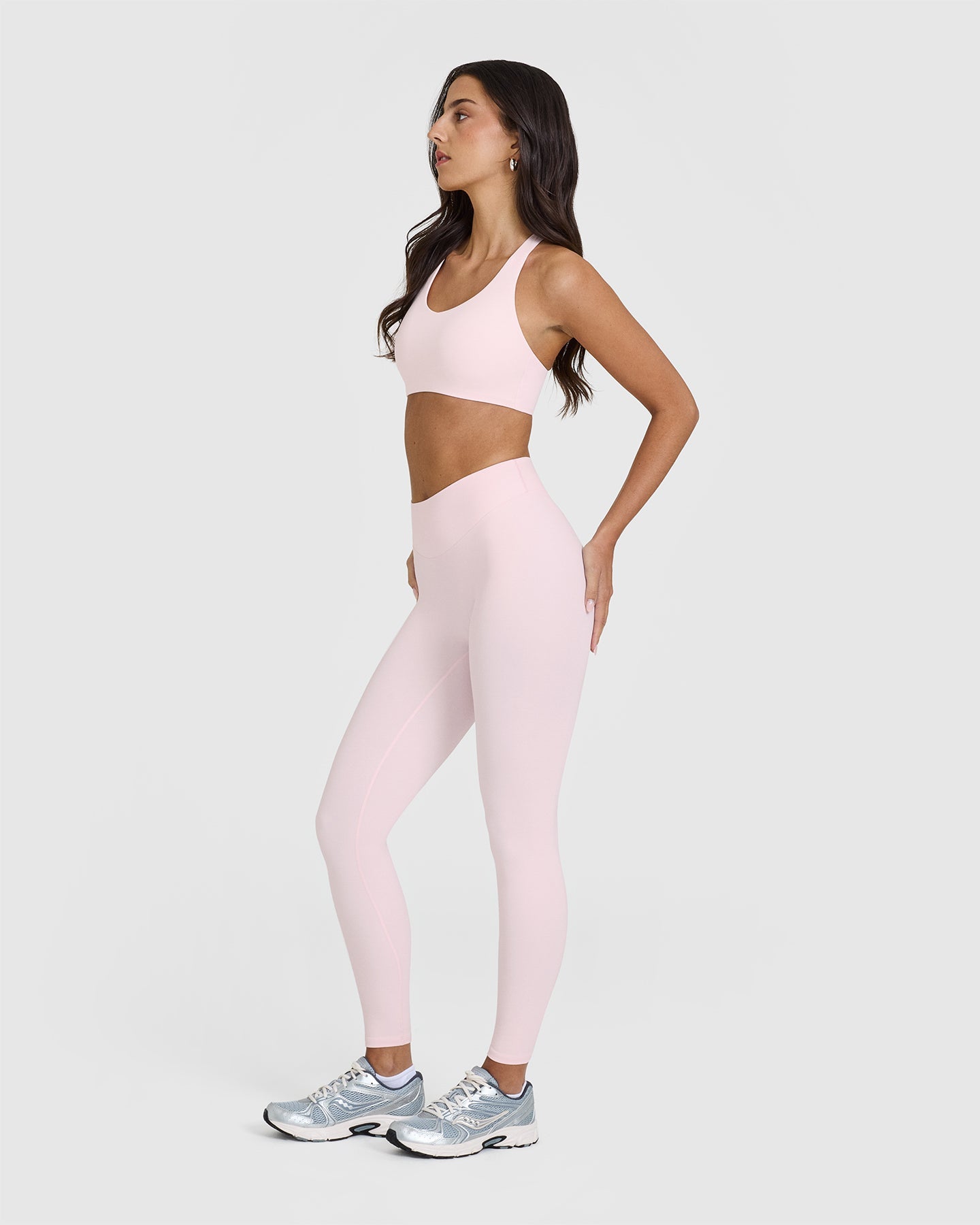 SoftMotion™ High-Waist Yoga Leggings for Women - Ballet Pink | Stretchy & Comfortable Workout Pants for Pilates, Running & Lounge Wear