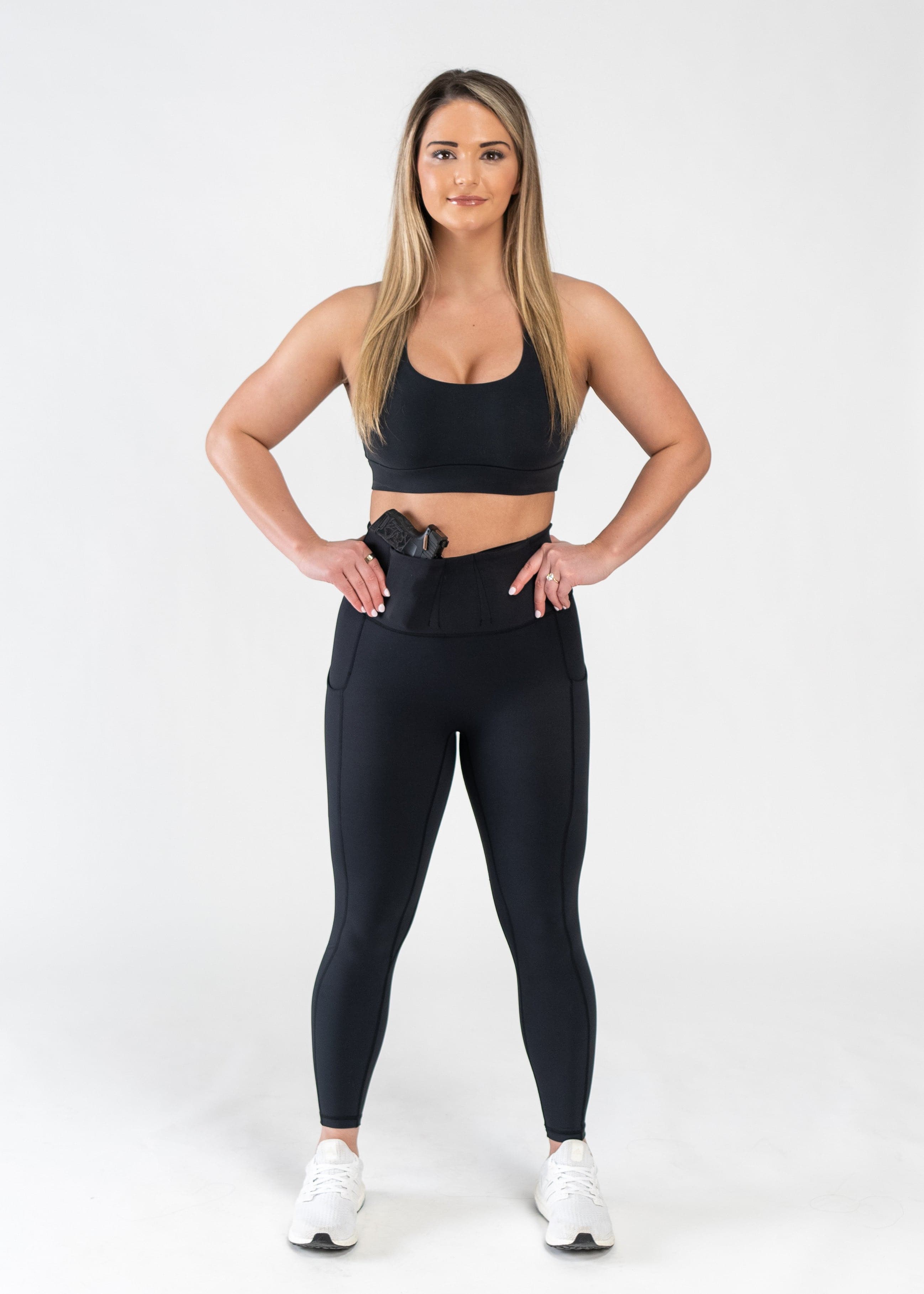Best Concealed Carry Leggings with Hidden Pockets for Women | Comfortable & Stylish Black Yoga Pants | Perfect for Gym, Running & Everyday Wear