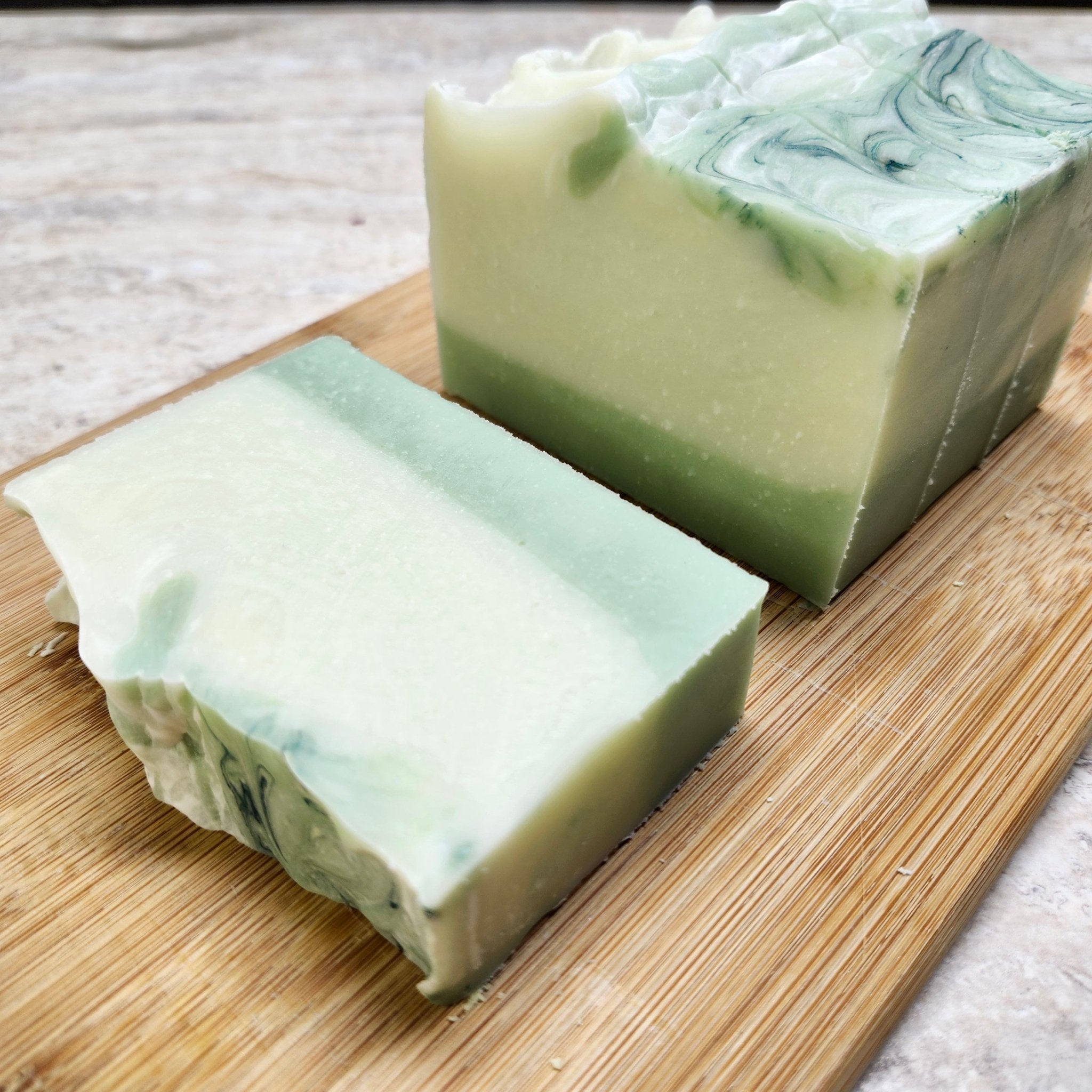 Invigorate Tea Tree & Peppermint Handmade Soap - Natural Antibacterial & Refreshing Body Cleanser for Acne-Prone Skin | Perfect for Daily Shower & Hand Washing