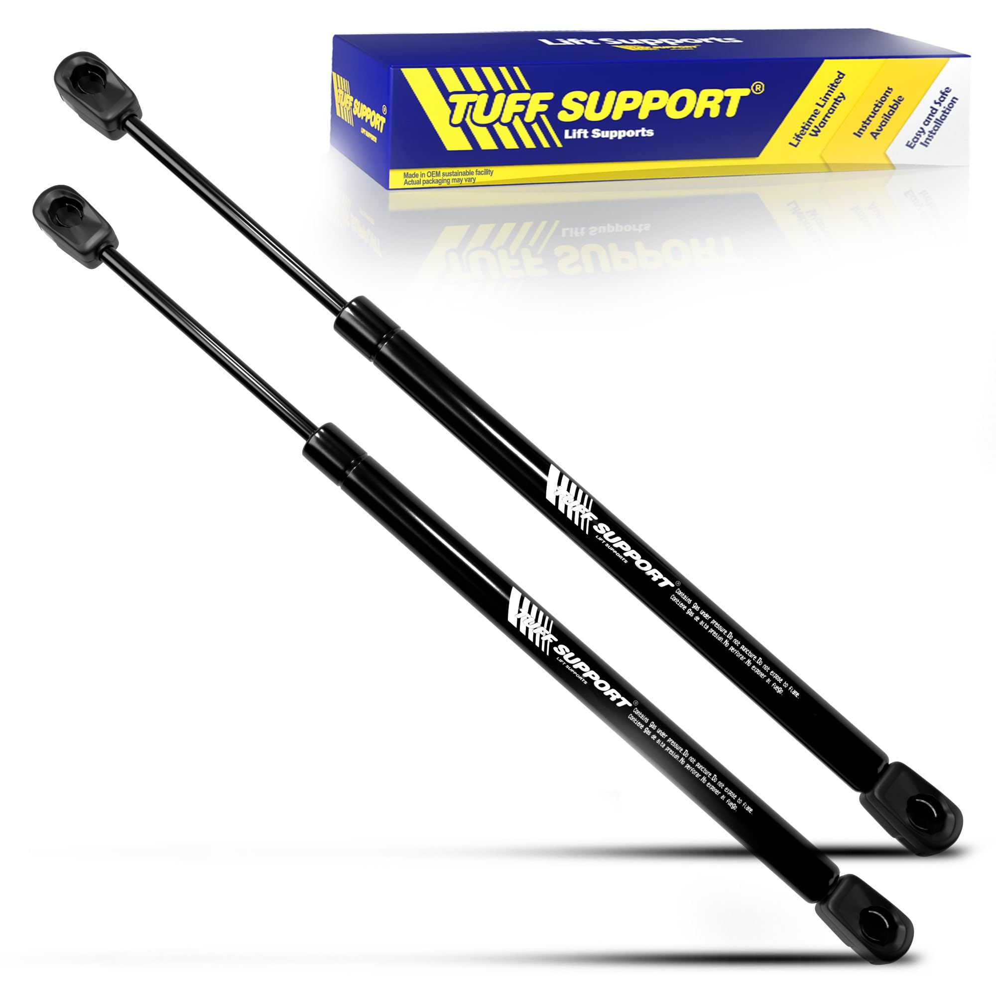 2-Piece Heavy Duty Rear Liftgate Lift Supports for 2011 Toyota Sienna W - 6 Speaker System | Durable Gas Struts for Easy Trunk Access & Enhanced Vehicle Safety
