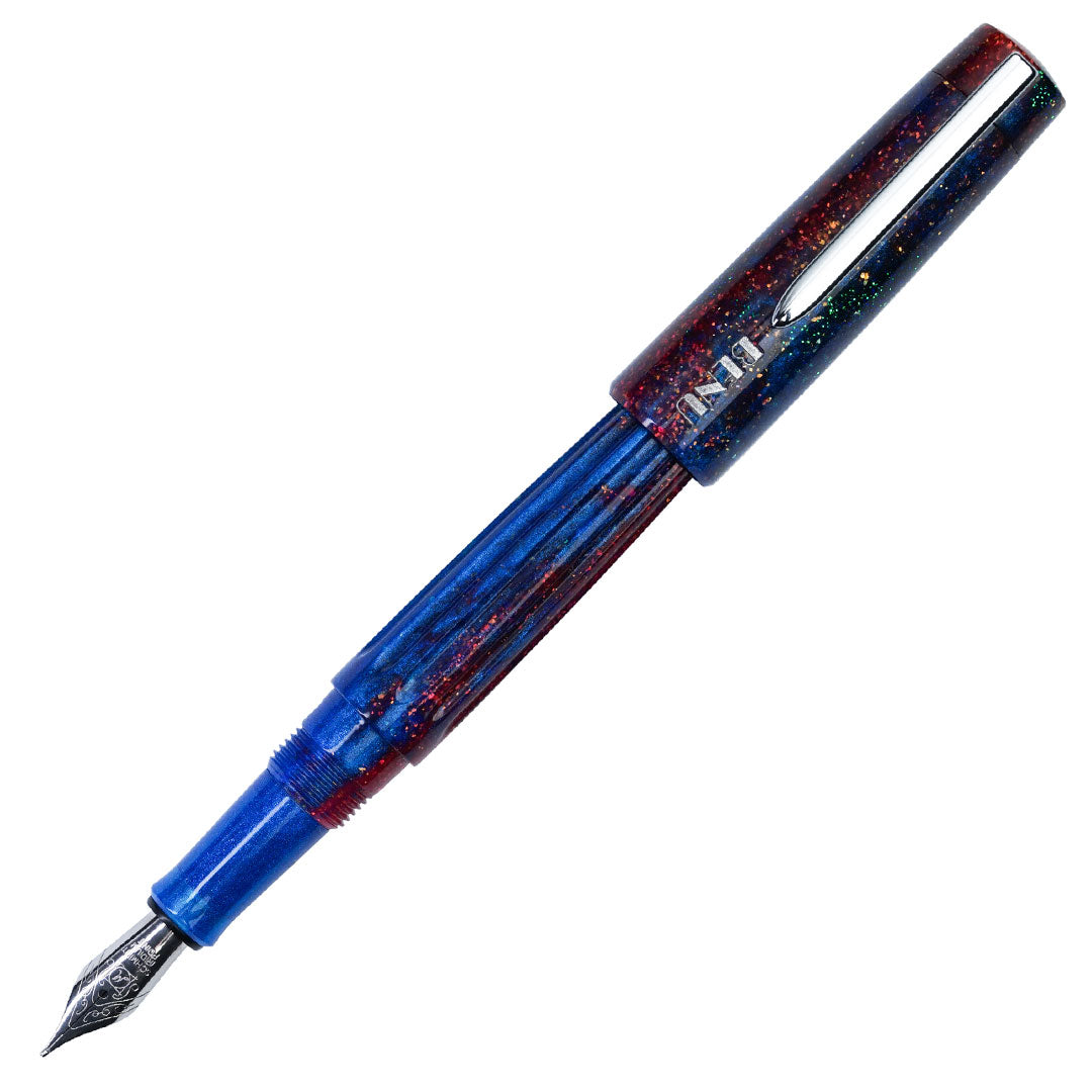 Benu DailyMate Fountain Pen - Premium Writing Instrument for Smooth Writing, Ideal for Office, School & Journaling - Lively Tuesday Design