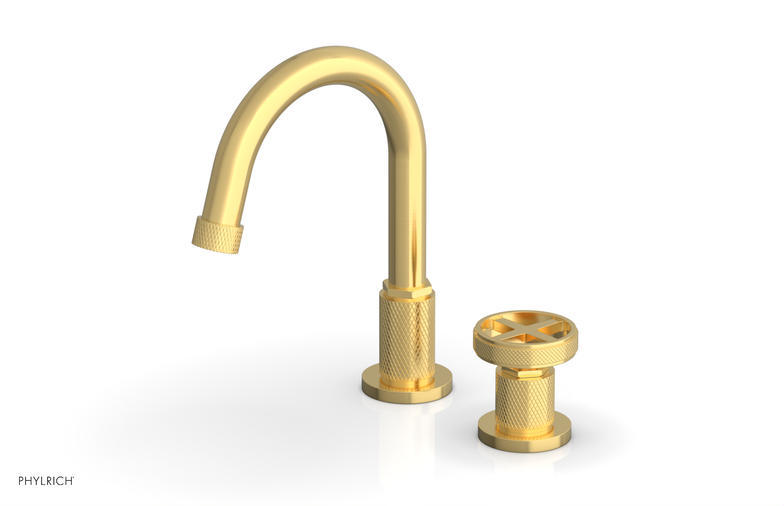 DUSTRIE Single Handle Kitchen Faucet with High Spout and Cross Handle - Model 371-09 | Perfect for Modern Farmhouse & Industrial Style Sinks