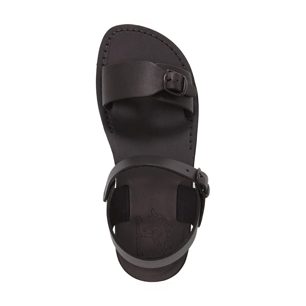 Original Leather Adjustable Buckle Sandals for Men - Comfortable & Durable Outdoor Walking Shoes for Beach, Travel & Casual Wear