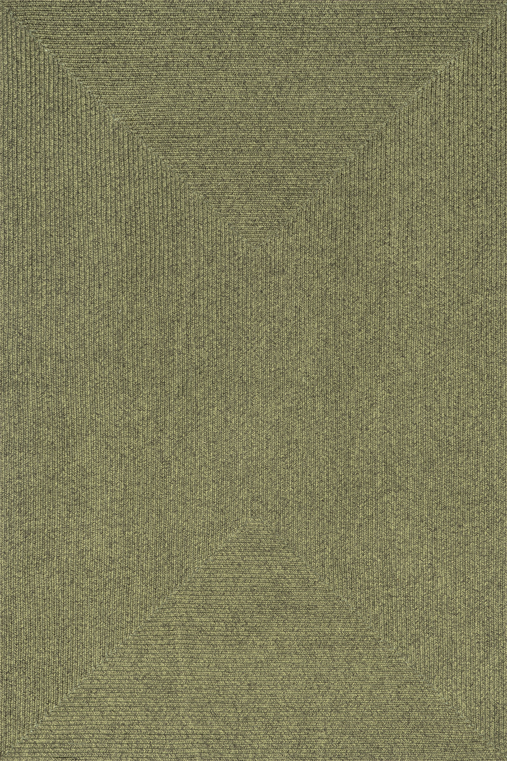 Hand Braided Indoor/Outdoor Rug - Eco-Friendly Green Bohemian Style for Living Room, Patio & Bedroom Decor