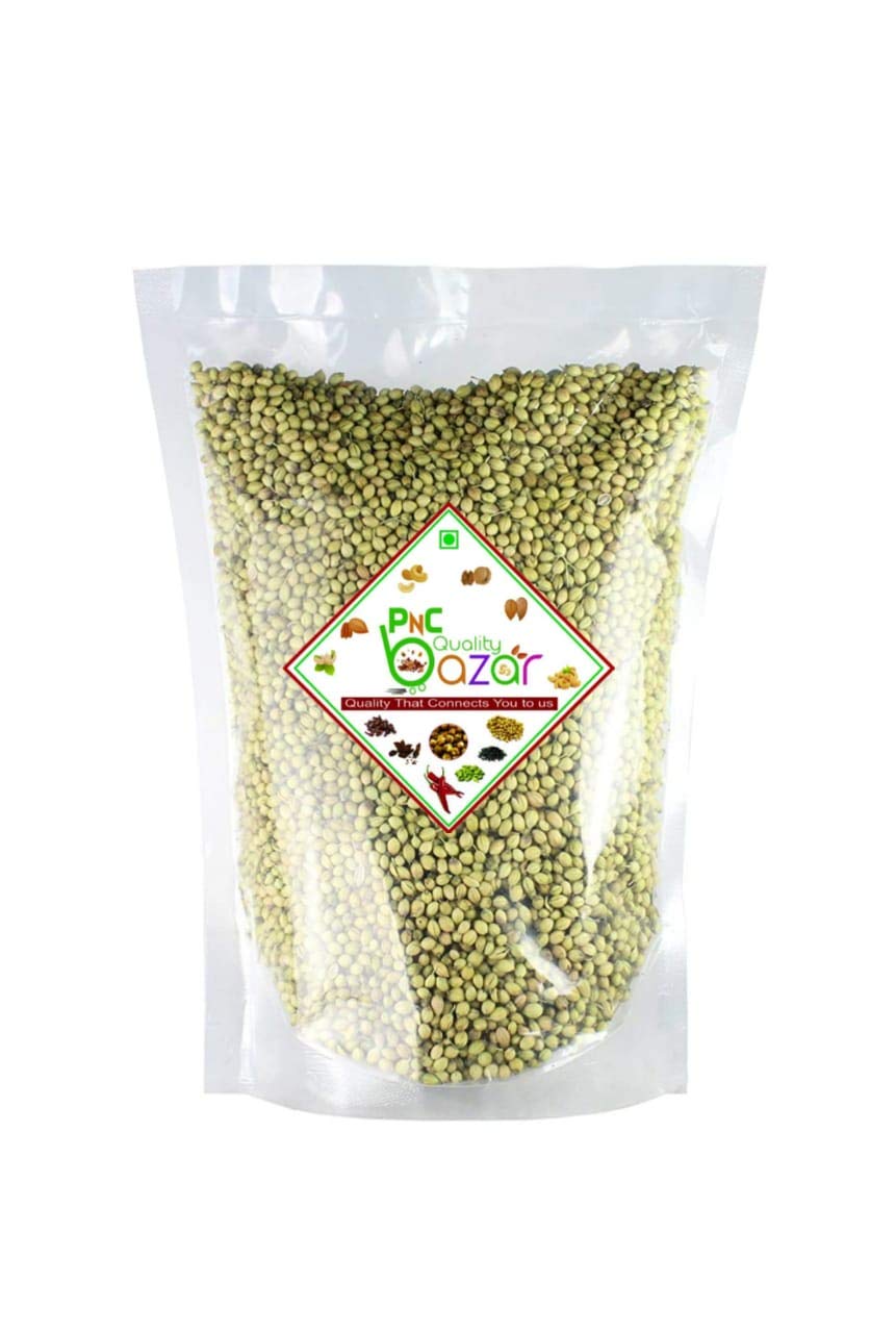 Premium Whole Coriander Seeds (Sabut Dhaniya) - 1 Kg Bulk Pack | USDA Organic, Non-GMO | Perfect for Indian Cooking, Pickling & Spice Blends