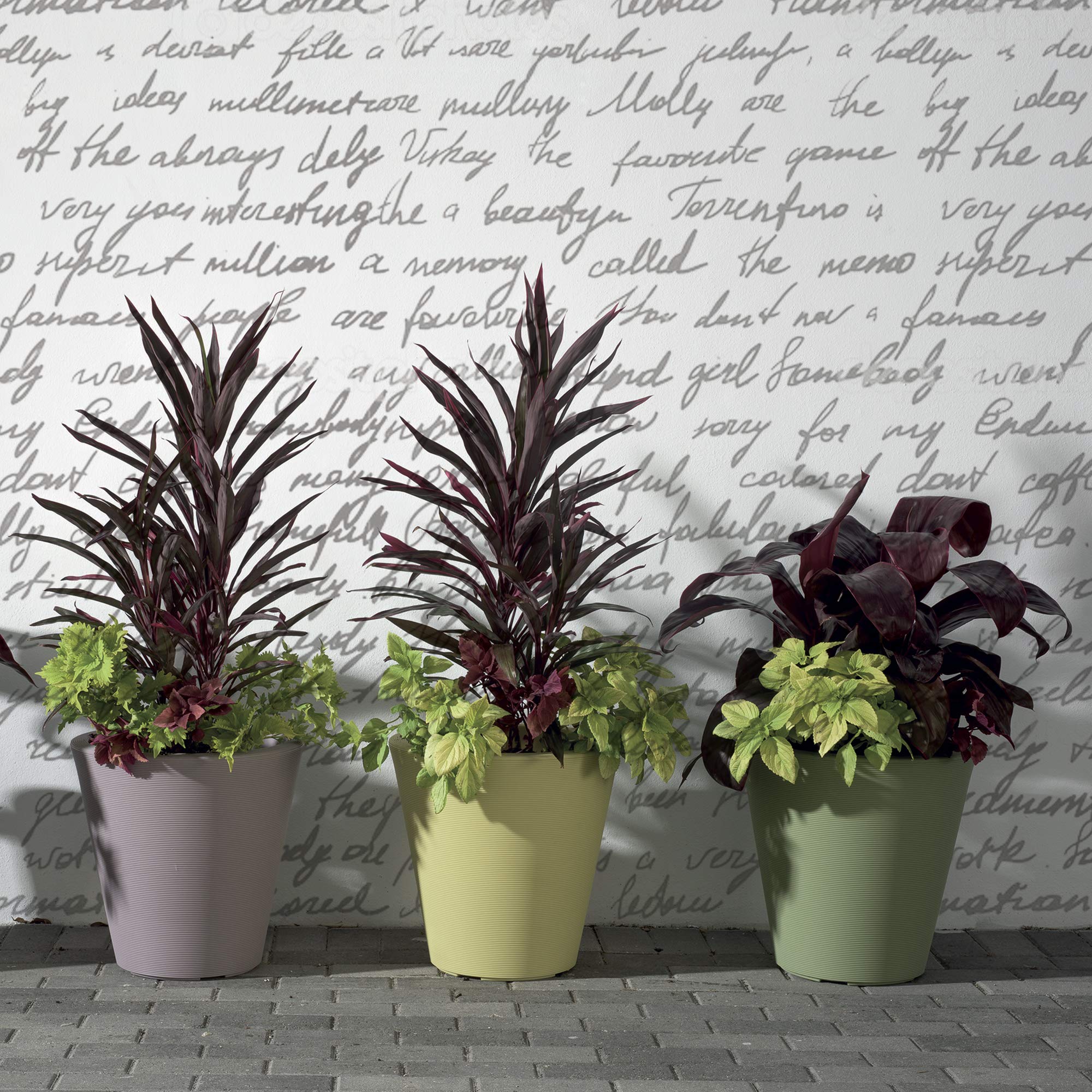Crescent Garden Madison Planter - 26 Inch Double-Walled Plant Pot in Alpine White for Indoor & Outdoor Decor - Perfect for Patio, Garden, and Home Office Plants