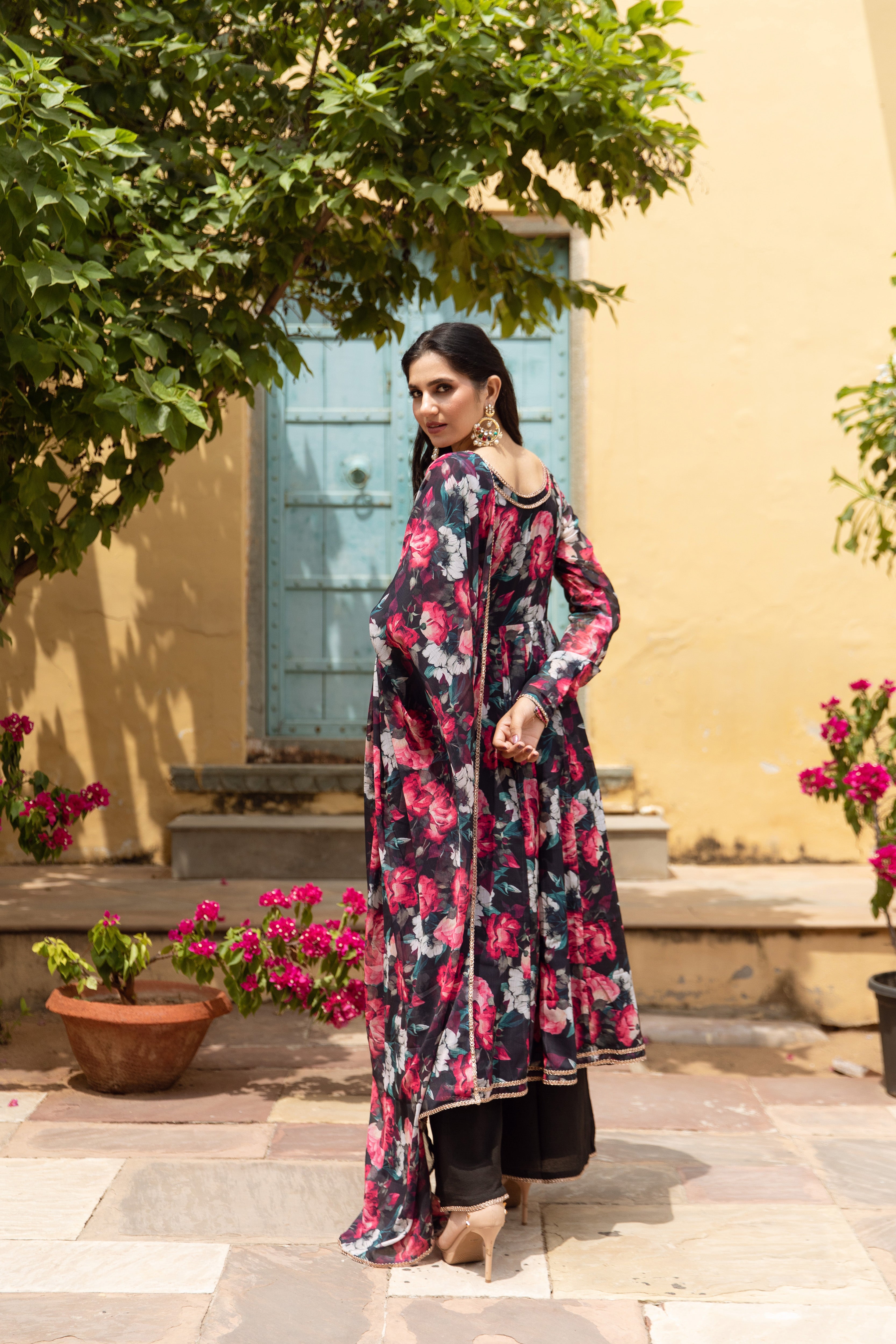 Premika Anarkali Suit Set - Elegant Indian Ethnic Dress for Women | Perfect for Weddings, Festivals & Special Occasions