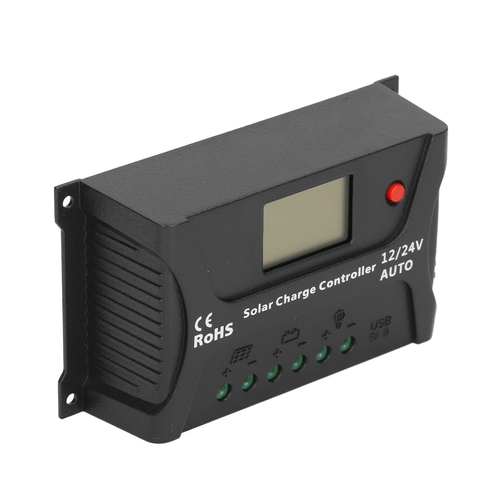 Solar Charge Controller with LCD & USB - Industrial Energy Management