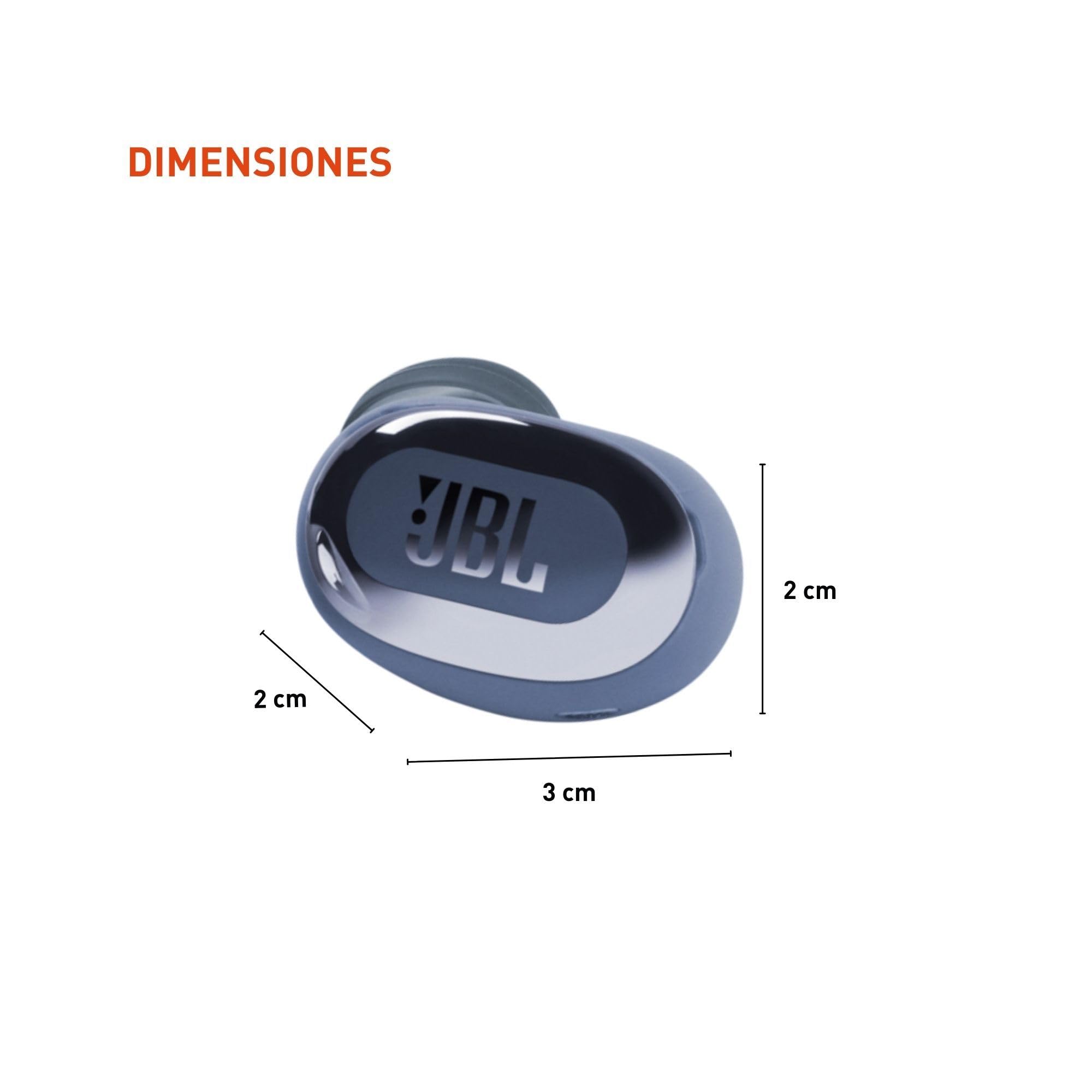 JBL Live Free 2 True Wireless Noise Cancelling Earbuds - 35hr Playtime, 6-Mic Clear Calls, IPX5 Waterproof, Comfortable Oval Design for Superior Bass & Noise Isolation (Blue) | Perfect for Workouts, Commuting & Travel