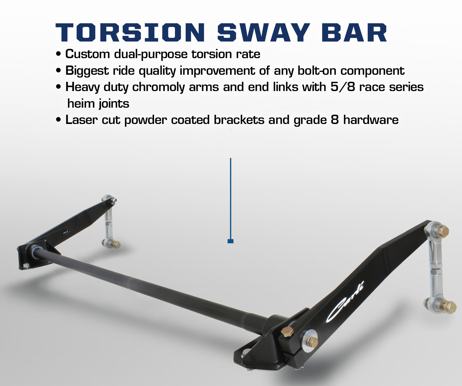 Carli Torsion Sway Bar Kit for 2013-2024 Ram 2500/3500 Trucks - Heavy Duty Suspension Upgrade for Off-Road & Towing Performance