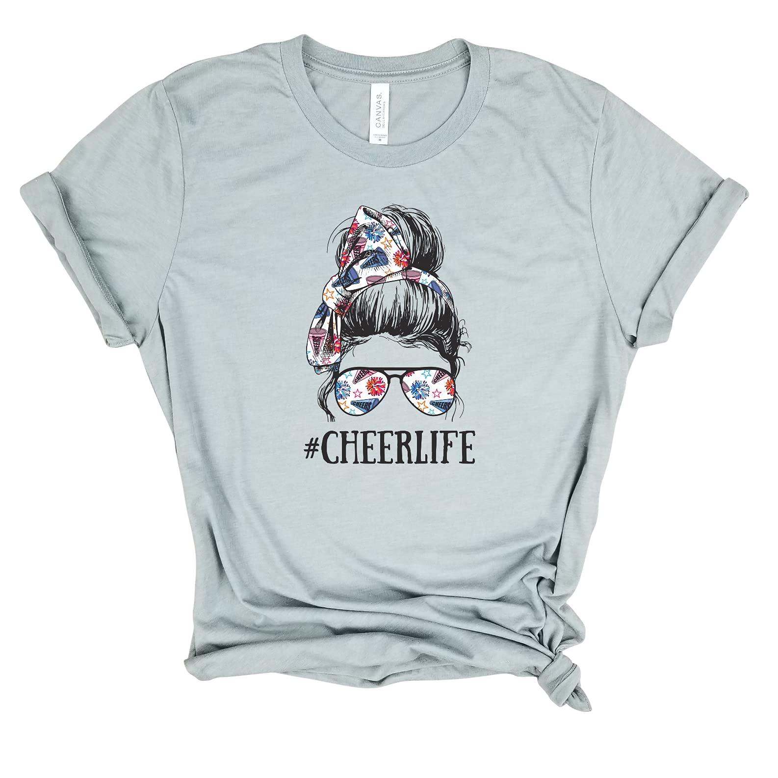 Cheer Life - Custom Cheerleading T-Shirts for Moms & Coaches | Cheerleader Love & Life Apparel | Perfect for Games, Competitions & Team Spirit