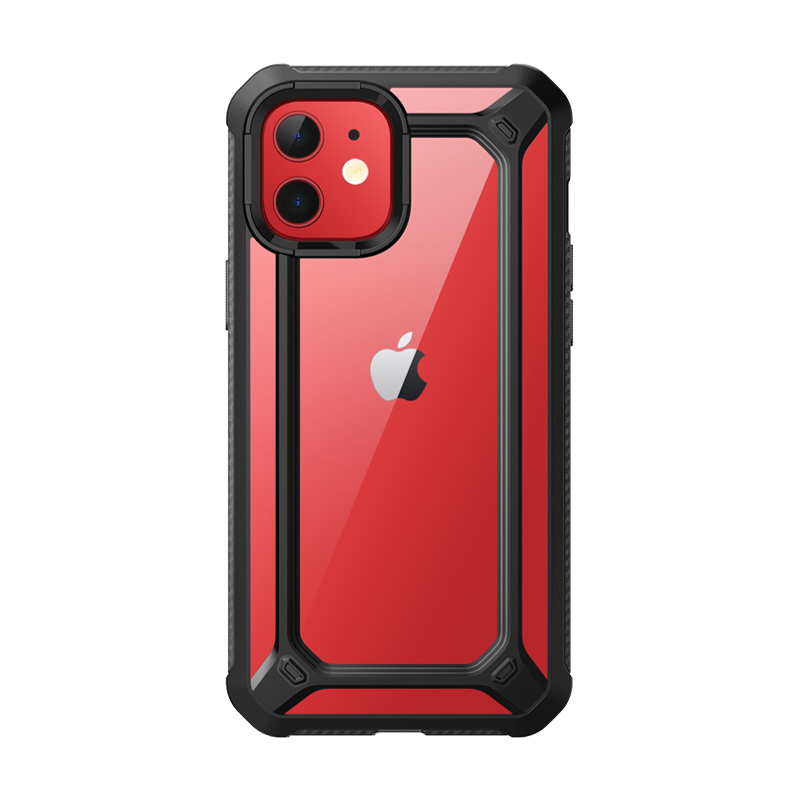 iPhone 12 Case 6.1 Inch - Unicorn Beetle Pro EXO Clear Black Protective Cover | Shockproof, Slim Fit, Scratch Resistant | Perfect for Everyday Use, Travel & Outdoor Activities