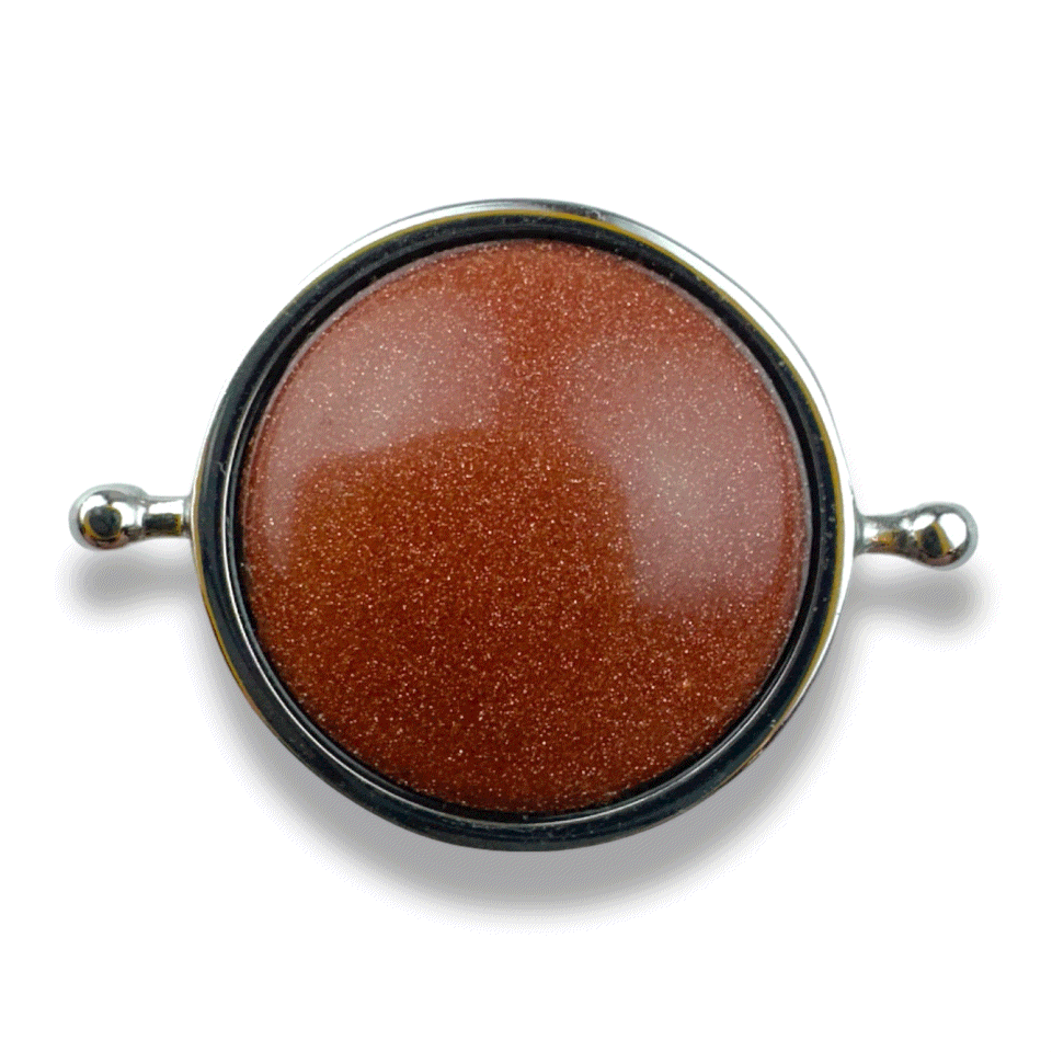 Natural Goldstone Element Beads for Jewelry Making - Healing Crystal Bracelets & Necklaces - Perfect for Meditation, Chakra Balancing & Spiritual Gifts