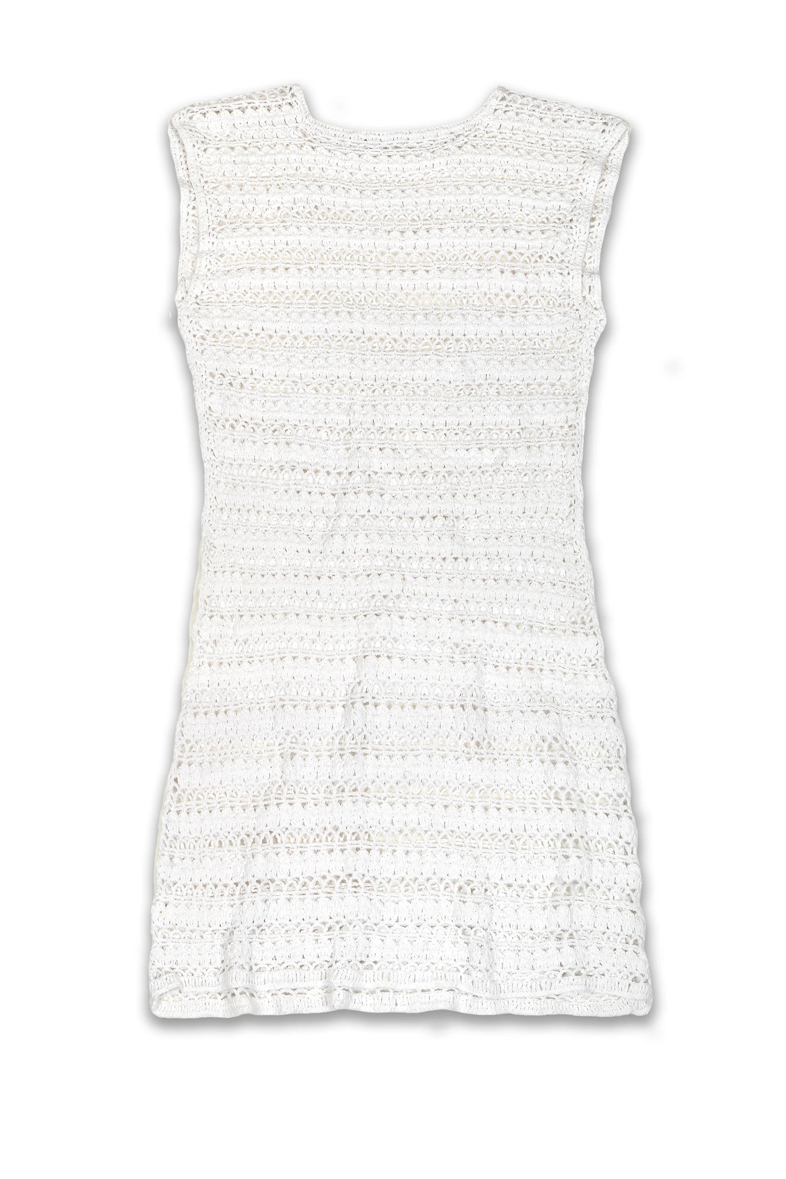Kendall Crochet Dress Women's Summer Boho White Lace Beach Dress - Perfect for Beach Vacations, Music Festivals & Date Nights