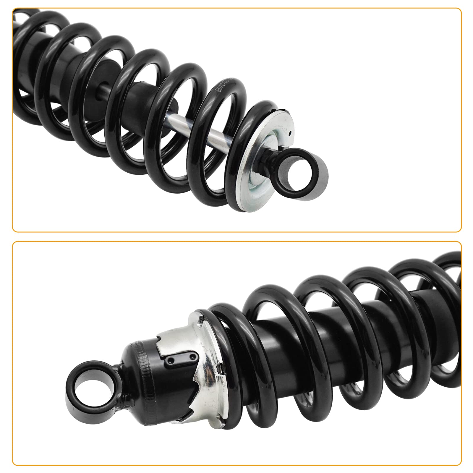 Premium Rear Shock Absorbers for Polaris Ranger 500/700 (2005-2010) & Ranger 800 (2010-2014) - Replacement Parts #7043491 & #7042333 - Perfect for Off-Roading, Hunting & Farm Work