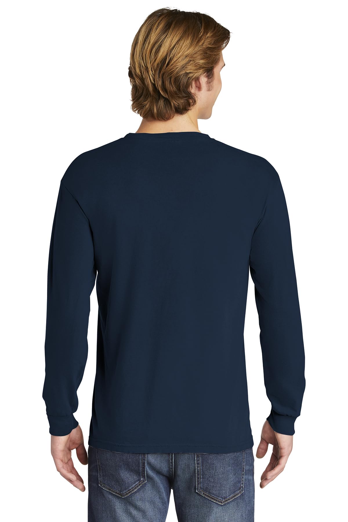 Comfort Colors Men's Long Sleeve T-Shirt - Soft Cotton Crewneck Tee Style 6014 for Casual Wear & Everyday Comfort