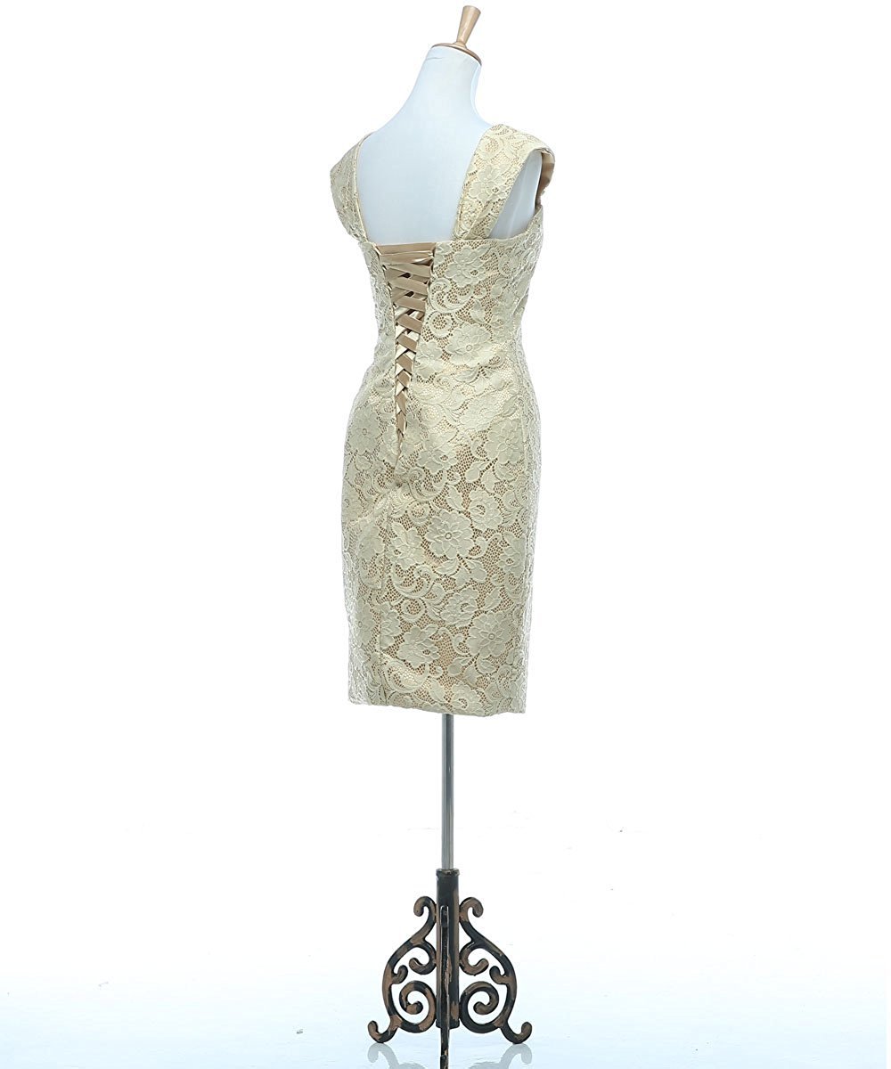 Elegant 3/4 Sleeve Lace Chiffon Mother of the Bride Dress - Gold Formal Evening Gown Size 26W for Weddings, Parties & Special Occasions