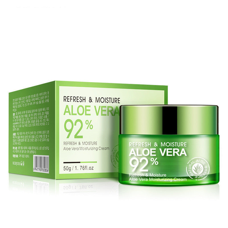 Aloe Vera Moisturizing Cream for Skin Care - Hydrating & Oil Control - Perfect for Daily Skincare Routine & Acne-Prone Skin