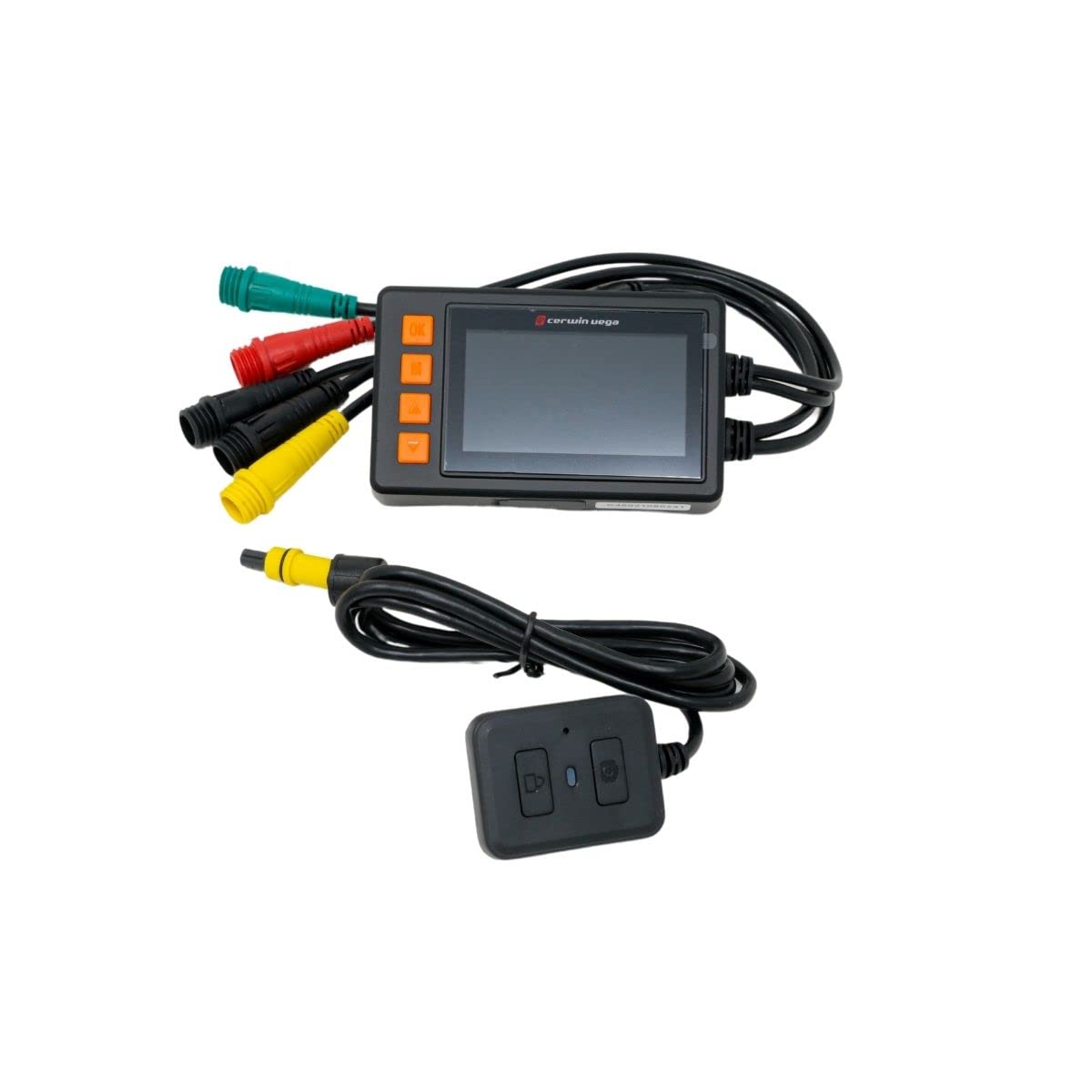 Cerwin Vega RPM Series C480 1080P AHD Motorcycle DVR Camera - Front & Rear Dash Cam with 2.7