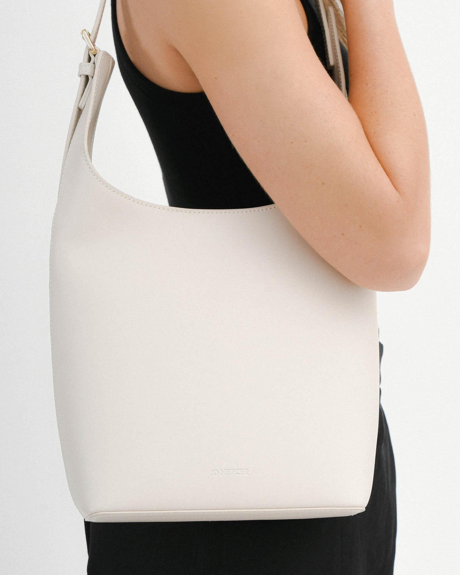 Premium MARIA TOTE BAG in Off-White Genuine Leather - Stylish Women's Handbag for Work, Travel & Everyday Use