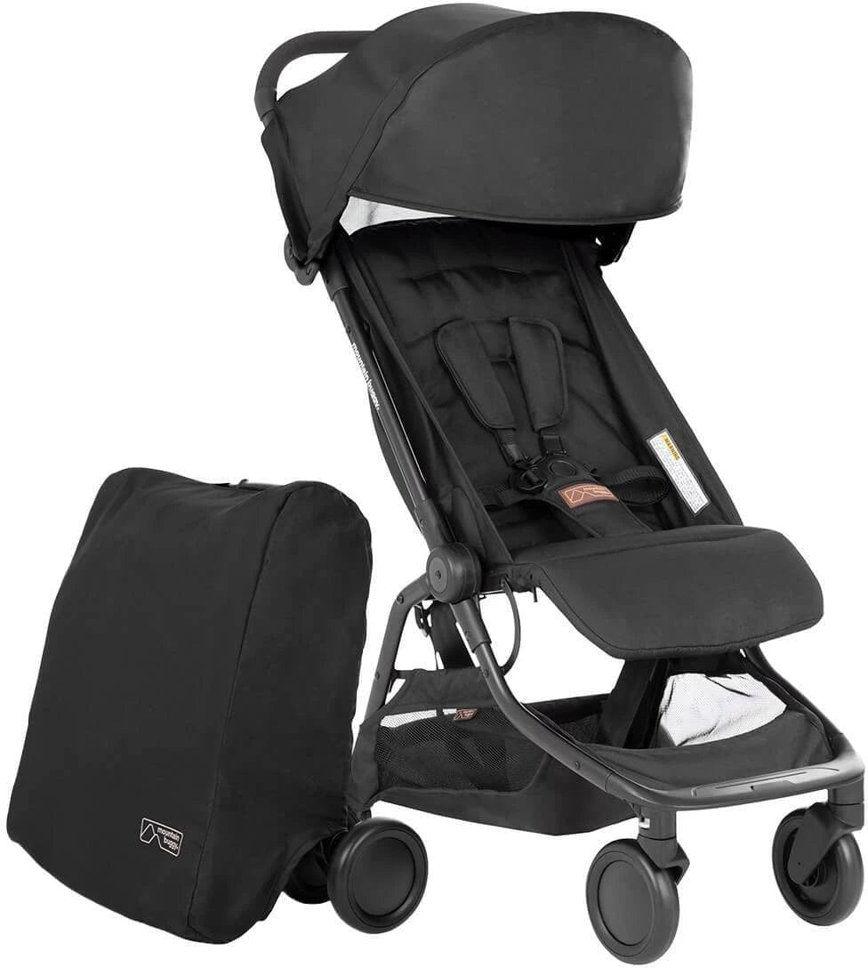 Mountain Buggy Nano V3 Lightweight Compact Travel Stroller - Perfect for Airplanes, City Walks & Outdoor Adventures