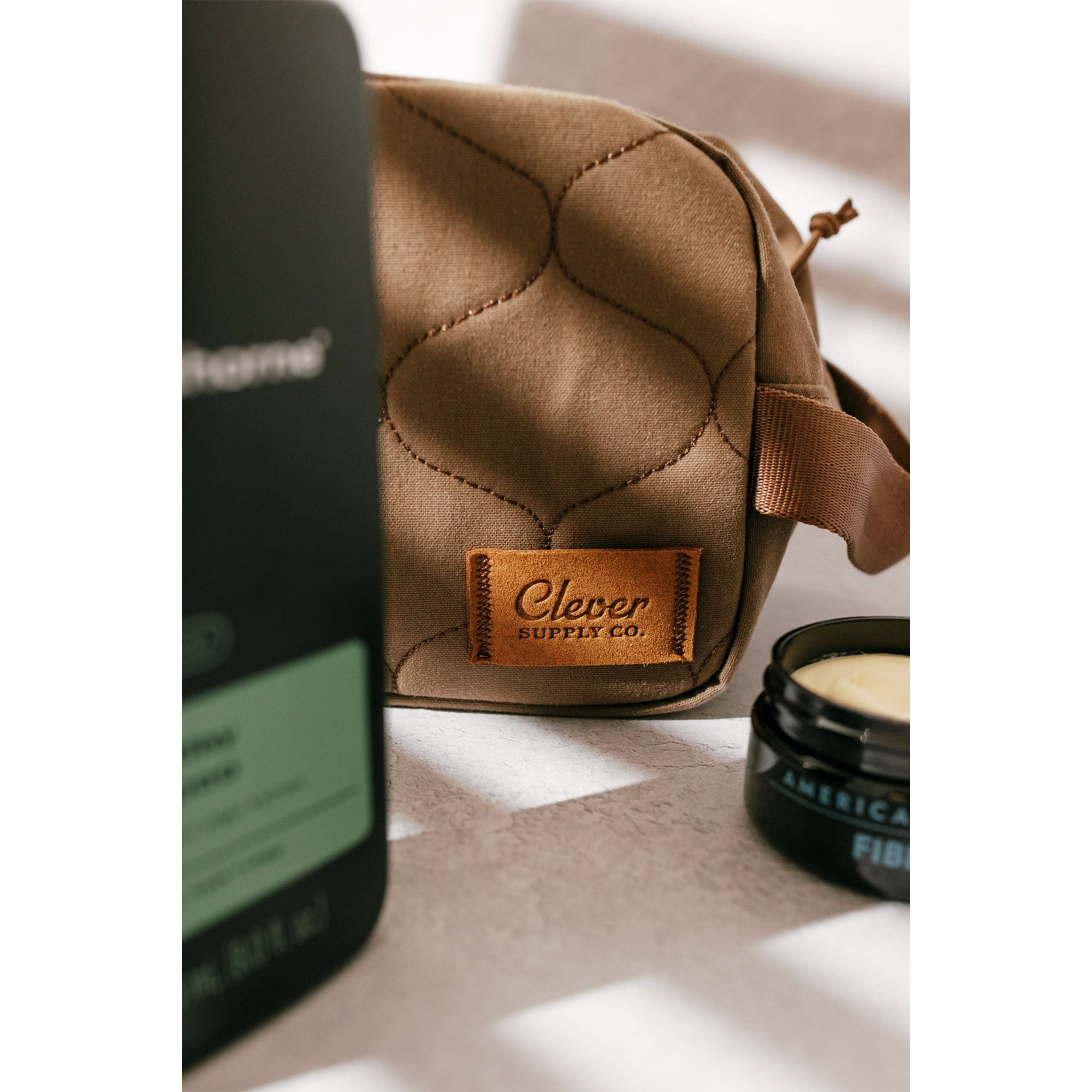 Clever Supply 2.5L Travel Pouch for Passport & Money - Water-Resistant Tan Organizer for Vacation, Airplane, Cruise & Business Trips