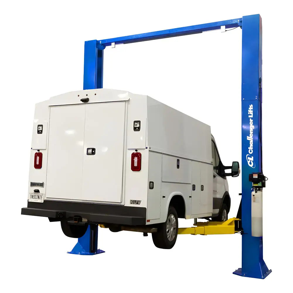 Challenger CL20 20K Heavy Duty Symmetric Two Post Car Lift for Auto Repair Shops & Garages - Perfect for Vehicle Maintenance and Tire Services