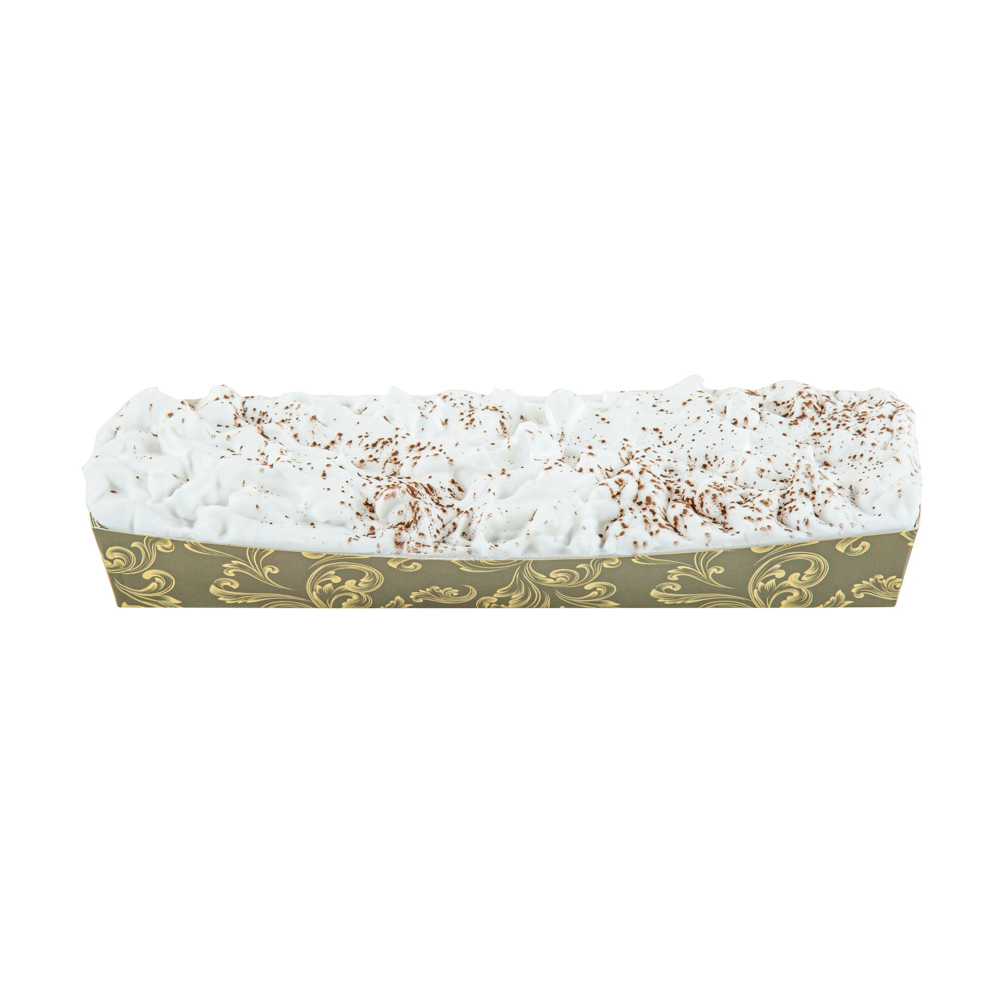 Bake Tek 13 oz Dark Green Vintage Floral Paper Baking Trays - Greaseproof Baking Cups (10.75