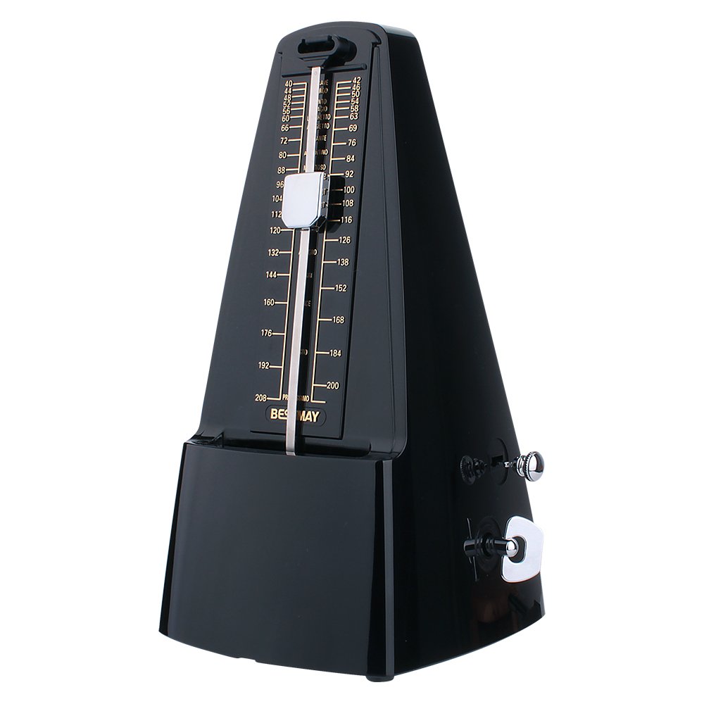 High Accuracy Mechanical Drummer Metronome with Audible Click & Bell Ring - Professional Tempo Tool for Piano, Guitar & Music Practice - Perfect for Musicians, Teachers & Students