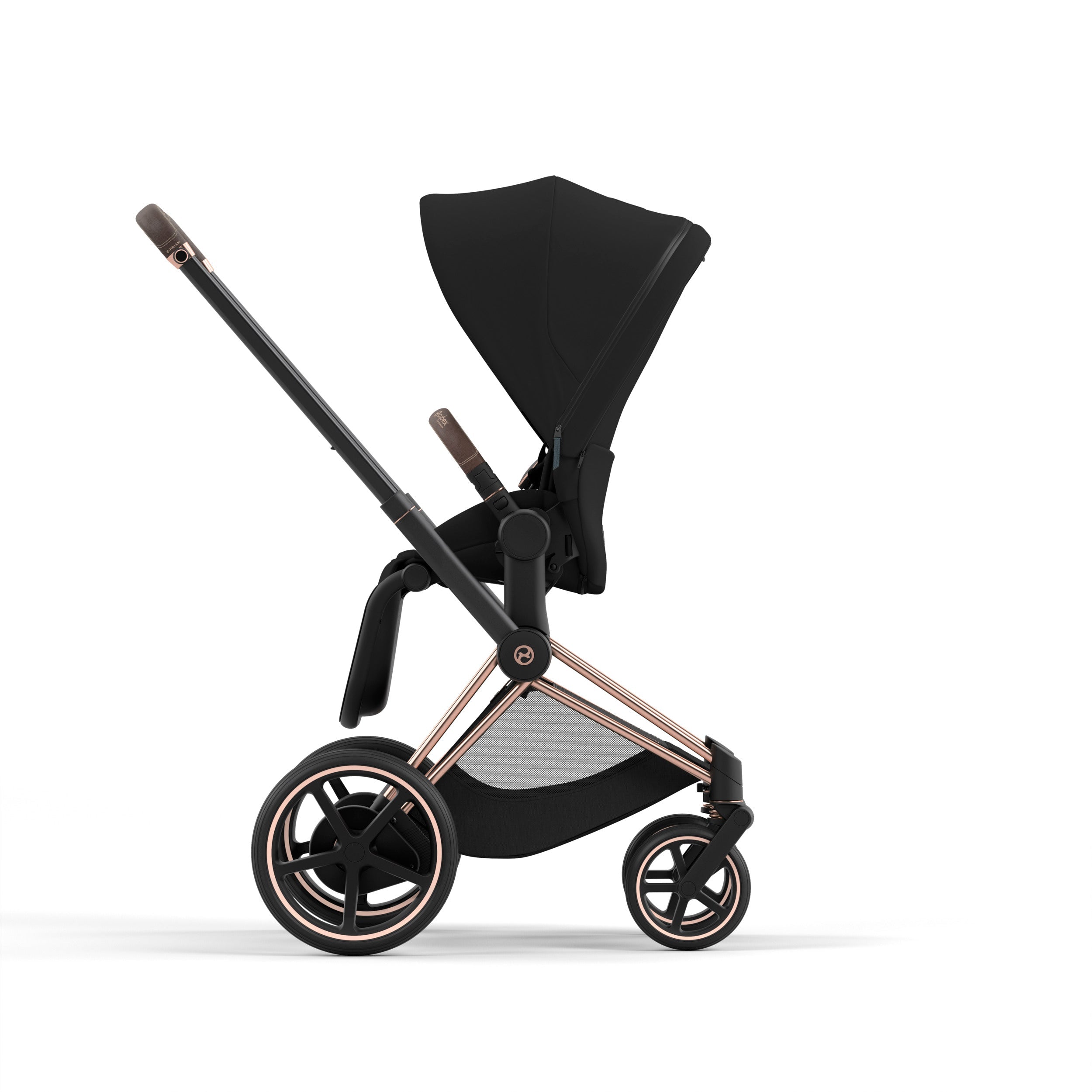 Cybex e-Priam 2 Complete Stroller - Customizable Luxury Baby Stroller for Urban Parents | Perfect for City Walks, Shopping & Travel
