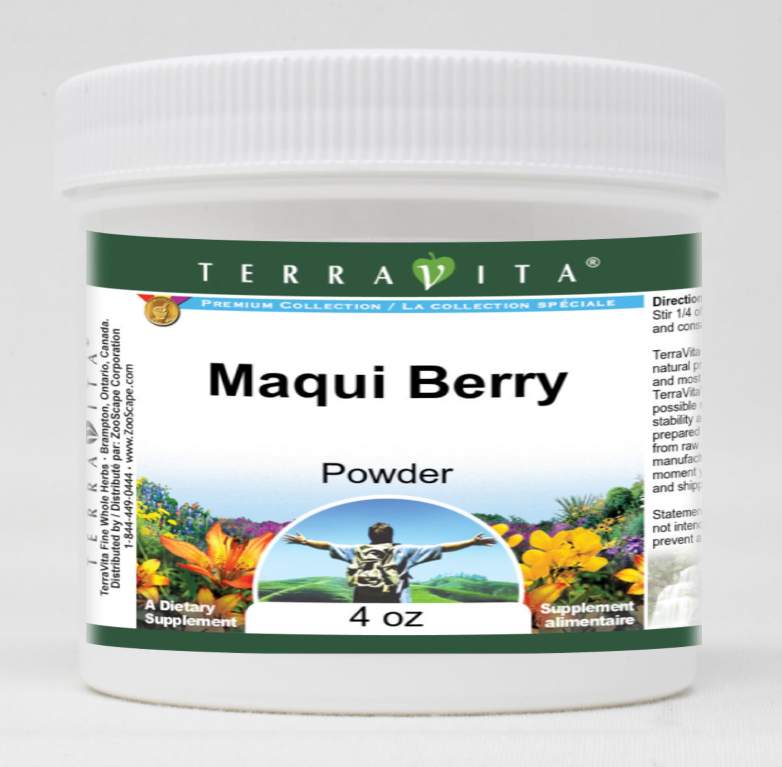 Organic Maqui Berry Powder 4 oz (2 Pack) - Antioxidant Superfood for Smoothies, Detox & Immune Boost - USDA Certified, Non-GMO, Gluten-Free