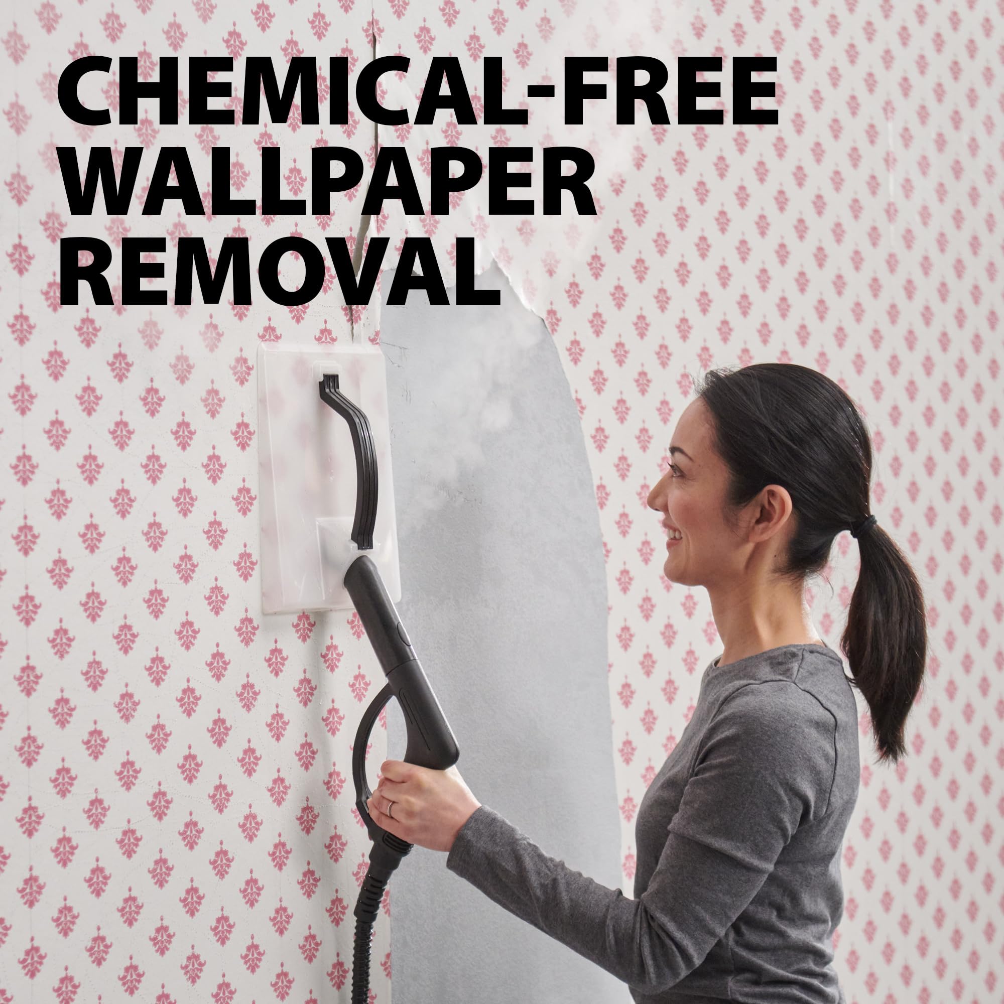 **Wagner Spraytech 915e On-Demand Steam Cleaner & Wallpaper Remover - Multipurpose Power Steamer with 18 Attachments (Including Storage Compartment) - Perfect for Floors, Tiles, Grout, and Home Deep Cleaning**