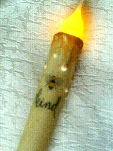 BEE Kind Timer Taper Candle Rings - 6.5