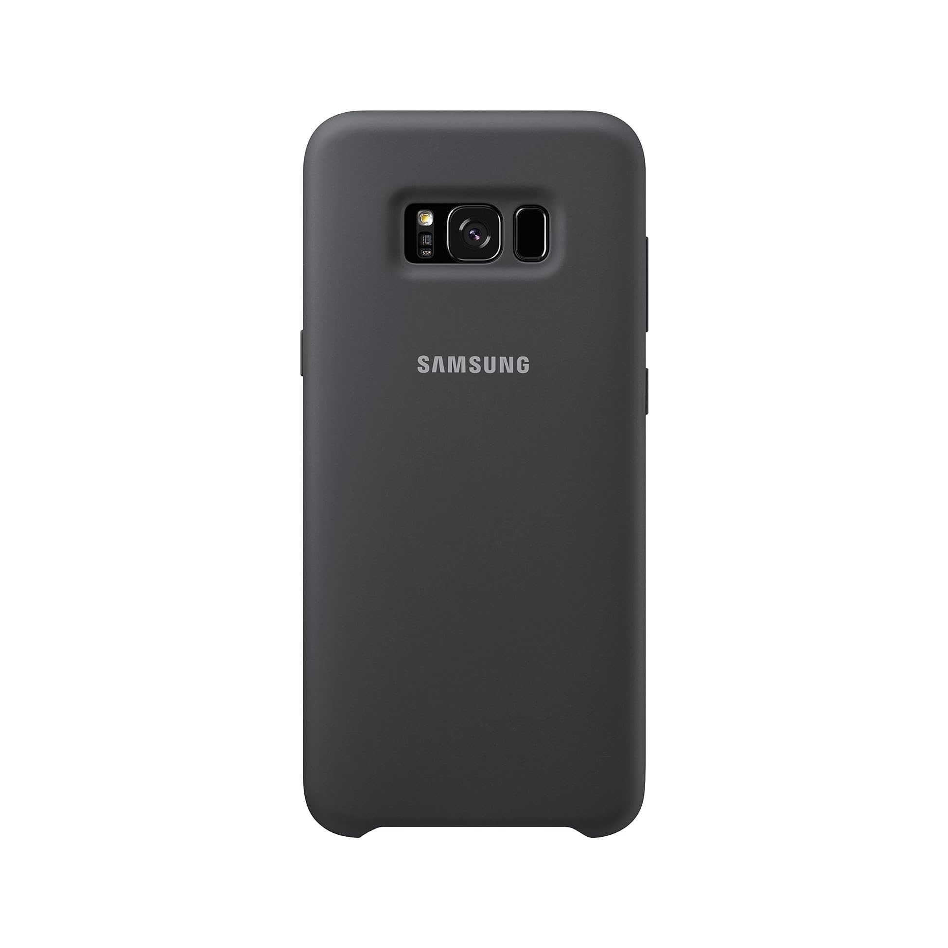 Samsung Galaxy S8+ Case - Shockproof Silicone Protective Cover for Samsung Galaxy S8 Plus - Slim Fit, Anti-Slip Grip, Dark Grey - Perfect for Daily Use, Travel & Outdoor Activities
