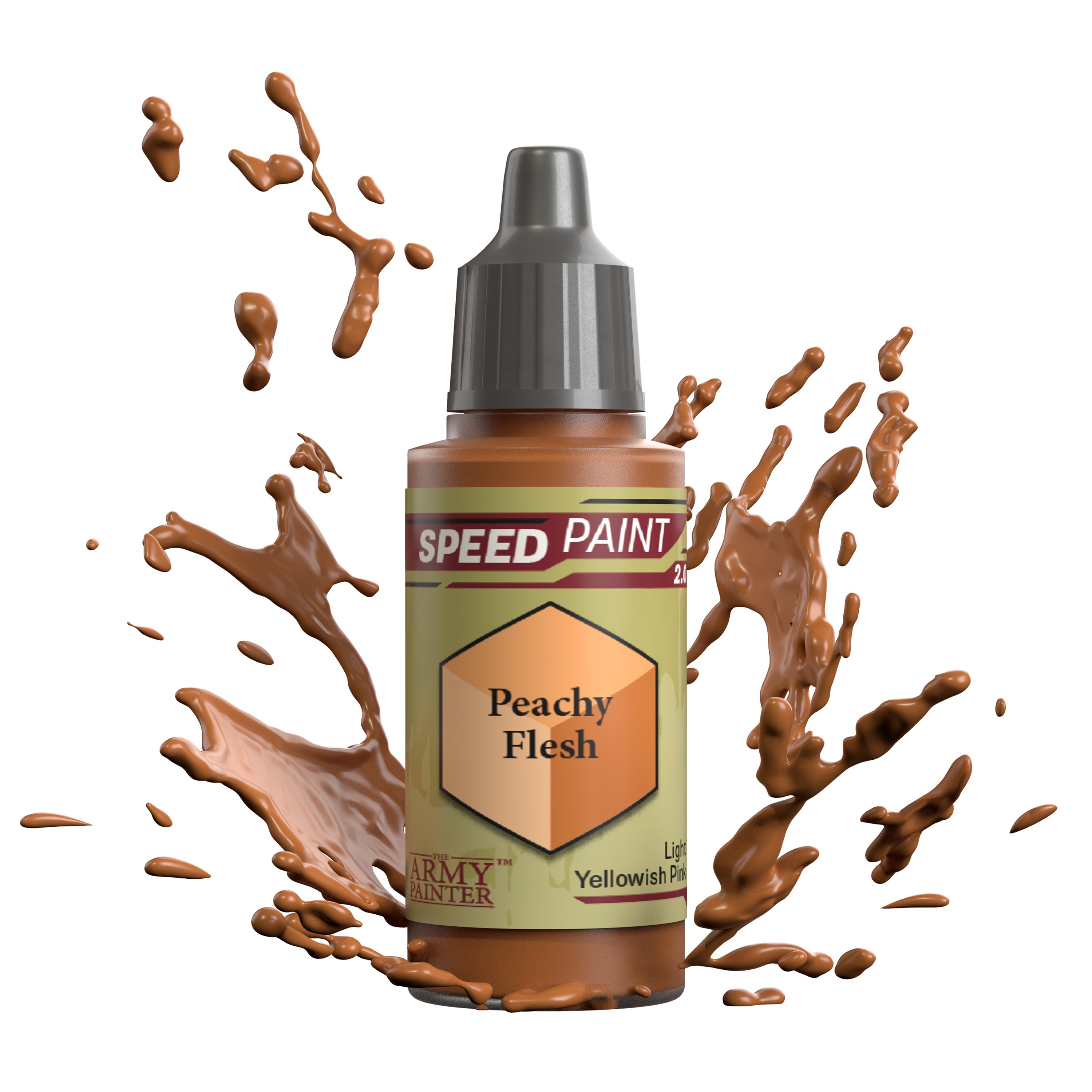 Speedpaint: Peachy Flesh - Professional Acrylic Paint for Miniatures & Warhammer Figures - Perfect for Tabletop Gaming & Model Painting