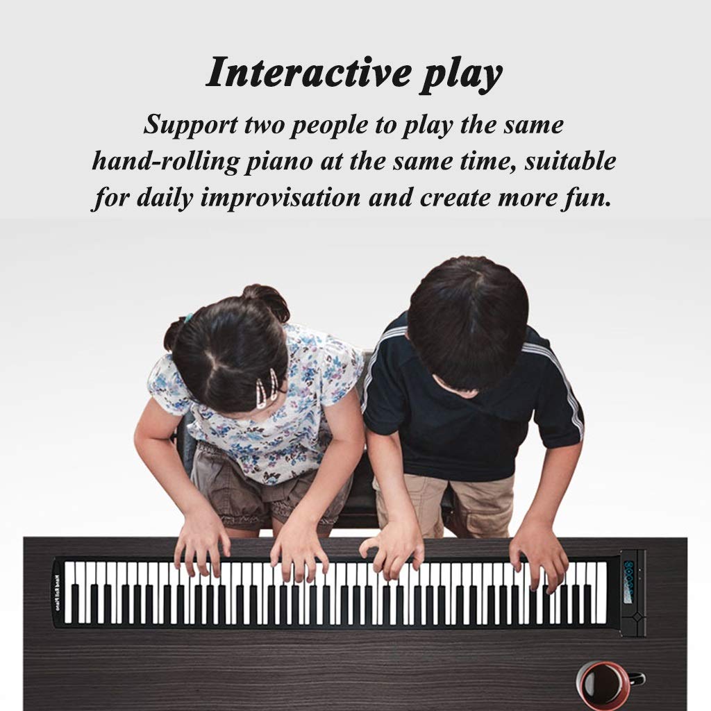 88-Key Portable Digital Piano Keyboard - MIDI Programmable Electronic Keyboard for Adults & Beginners | Professional Full-Size Weighted Keys with USB Connectivity | Ideal for Home Practice, Studio Recording & Live Performances