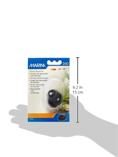 Marina A18036 Aquarium Air Pump Repair Kit - Replacement Parts for Fish Tank, Pond & Hydroponics System - Fixes Leaks, Noisy Pumps & Airflow Issues