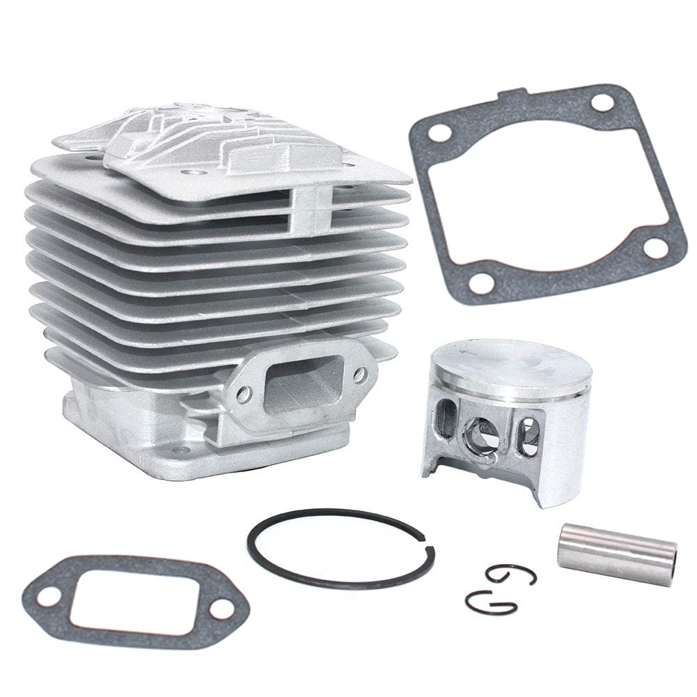 SeekPro 50mm Cylinder Piston Kit for Dolmar Power Cutter Saw PC7312 PC7314 PC7330 PC7335 PC7335C PC7430 PC7435 - Replacement Part 394130013 394130014 394130015 394130053 394130140 394137016 - Perfect for Chainsaw Repair & Maintenance