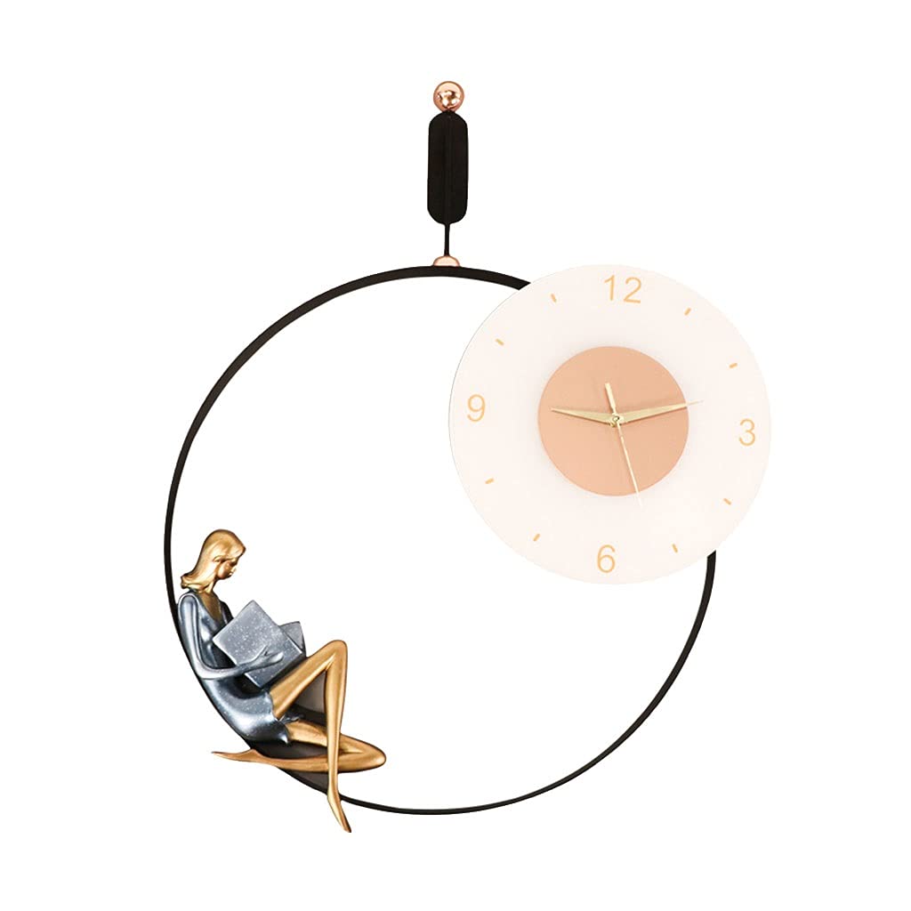 TOMYEUS Silent Wall Clock - 19.68 Inch Modern Minimalist Decorative Clock for Home, Living Room, Bedroom & Office - Perfect for Quiet Spaces, Gifts & Wall Decor