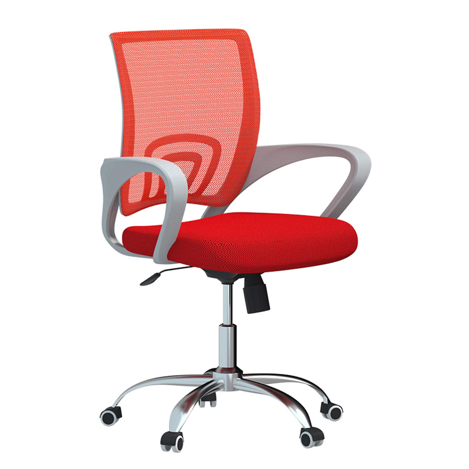 Ergonomic Office Chair with Adjustable Height & Swivel Wheels - Breathable Mesh Back Support for Home & Office Workspaces - Perfect for Long Hours of Sitting & Computer Work