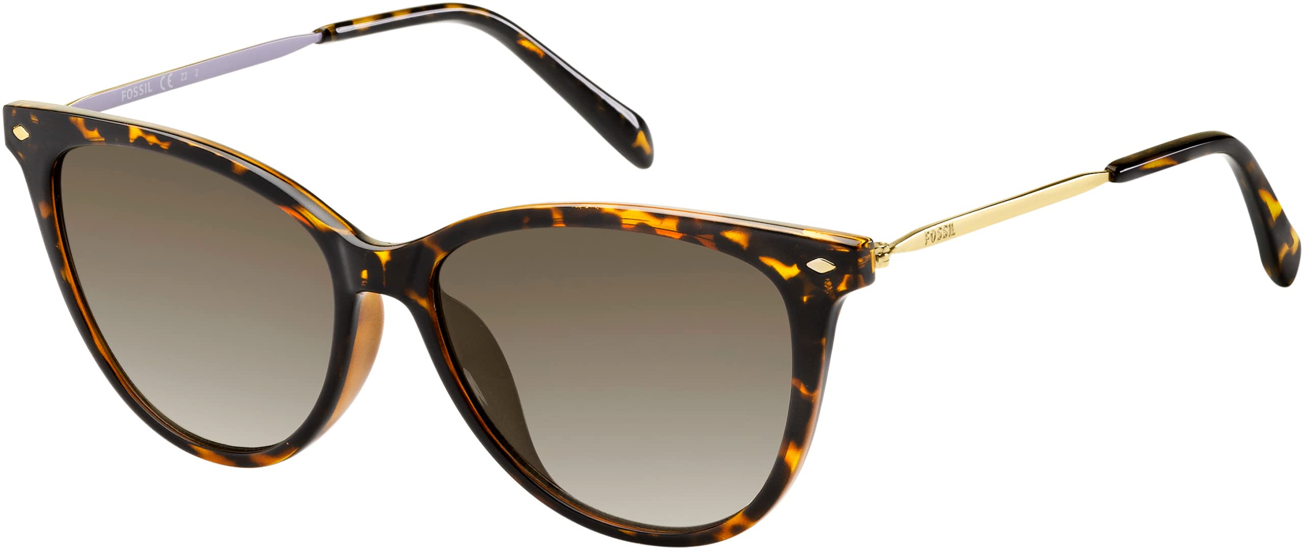 Fossil Fos3083/S Cateye Sunglasses for Men - Polarized UV Protection, Retro Style + iWear Eyewear Cleaning Kit Bundle | Perfect for Driving, Travel & Outdoor Activities
