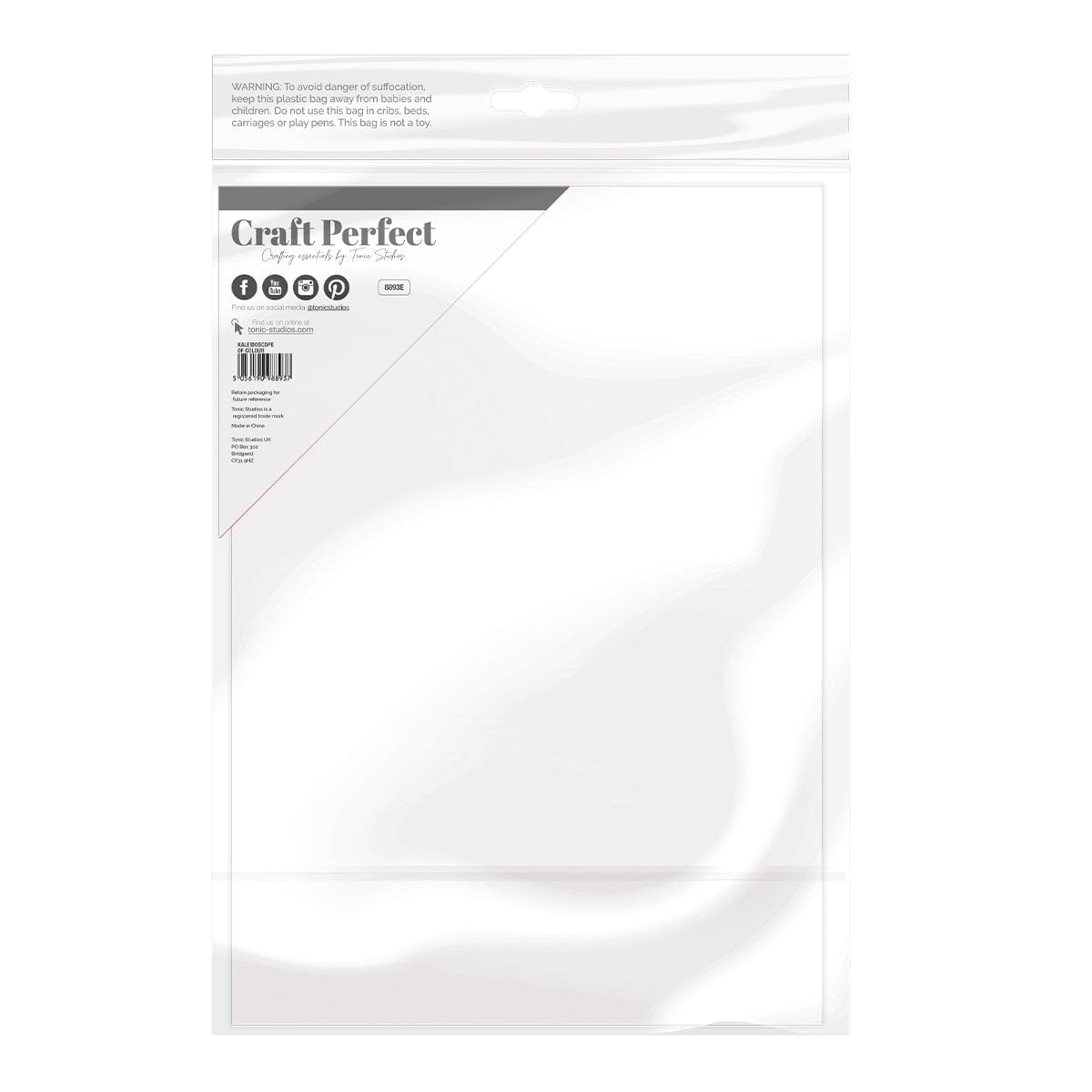 Ombre Glitter Cardstock - A4 Size (5 Sheets/Pack) - Kaleidoscope of Colors for Scrapbooking, Card Making & DIY Crafts - 8893E