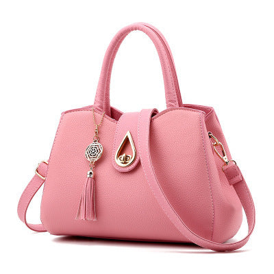 Luxury Designer Women's Handbag with Tassel - Top Handle & Shoulder Messenger Bag for Women - Elegant Fashion Accessory for Work, Travel & Evening Events