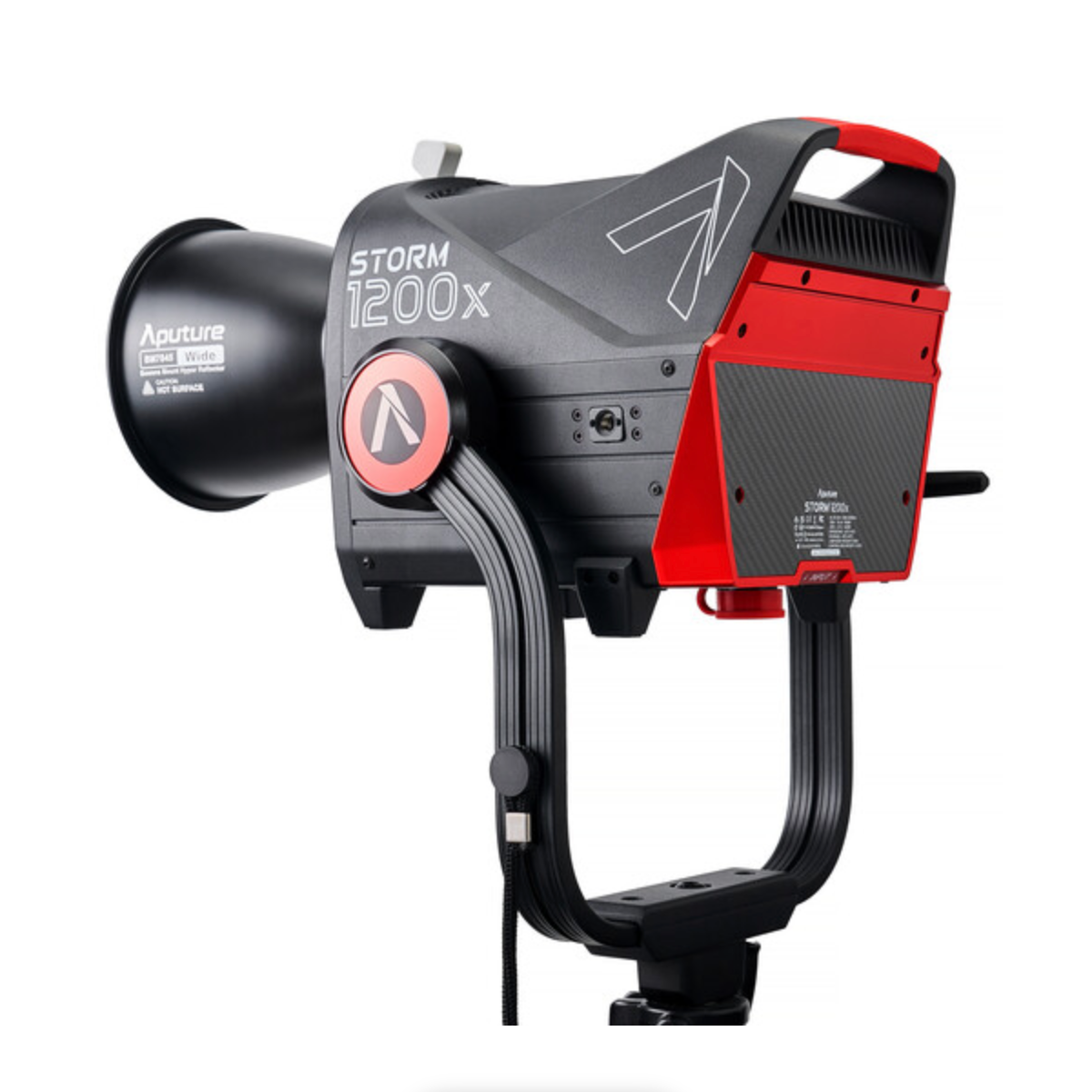 Aputure STORM 1200x LED Light Kit with Wide Reflector - Professional Studio Lighting for Photography, Videography & Film Production - Perfect for YouTube, TikTok, Live Streaming & Indoor Shooting