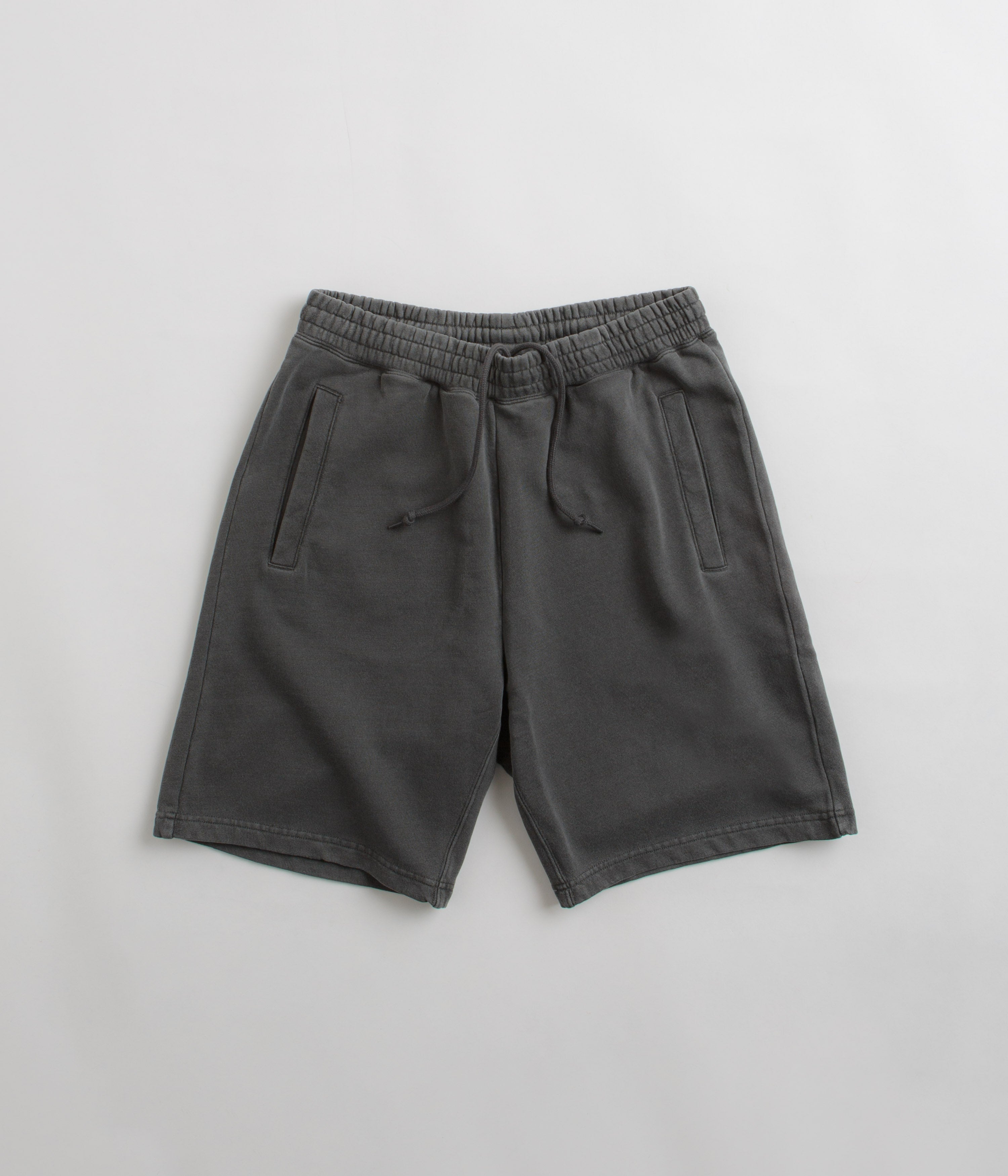 Carhartt Nelson Sweat Shorts for Men - Comfortable Athletic Workout Shorts with Pockets, Charcoal Gray - Perfect for Gym, Running, and Casual Wear