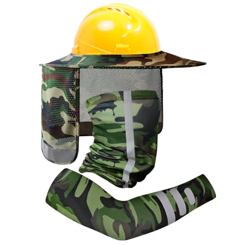 Sun Shade 1+bandana 1+sleeves 1pair Camo
