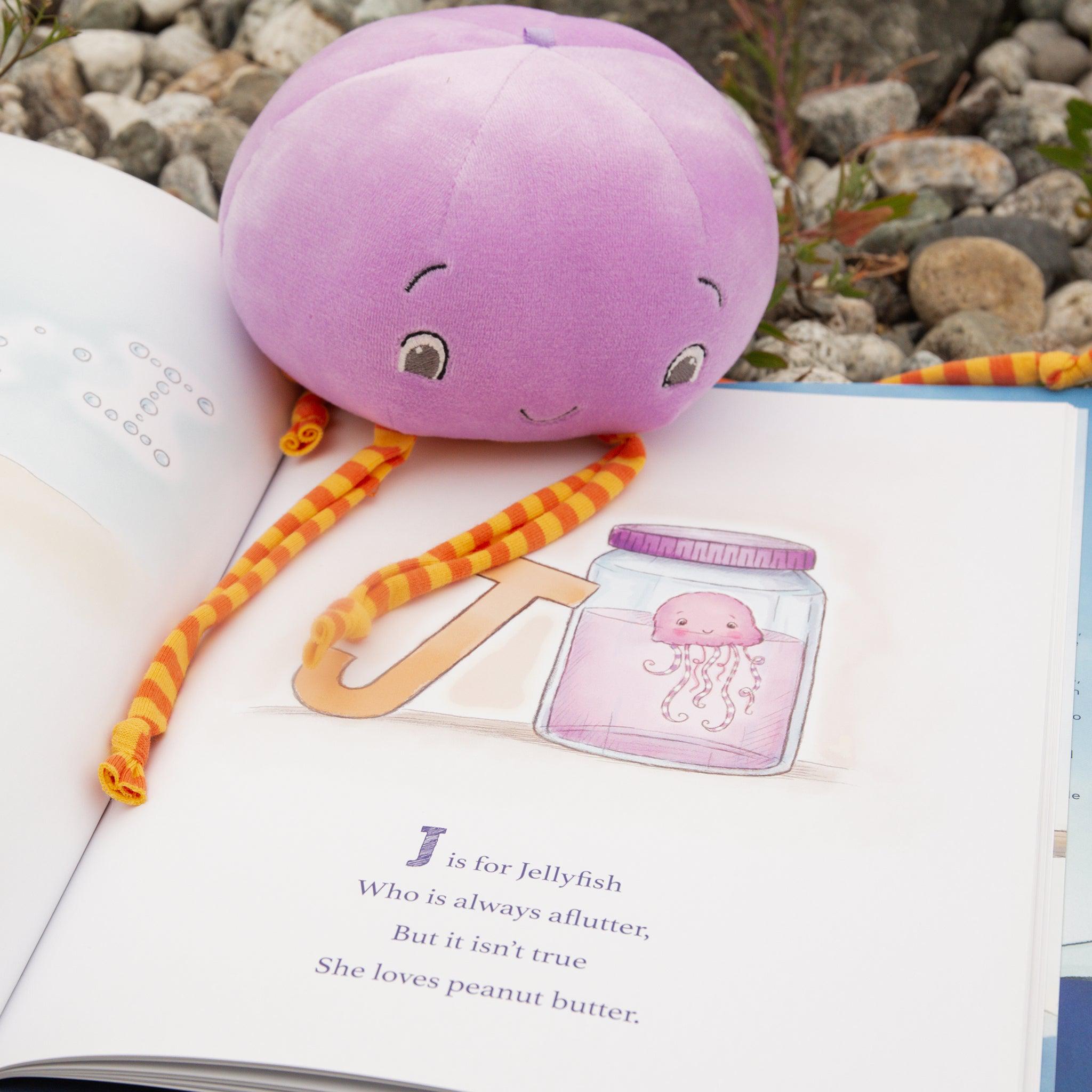 Weegee Jelly Fish Plush Toy - Soft Stuffed Animal for Kids & Collectors | Perfect for Bedroom Decor, Gift Giving & Ocean-Themed Parties
