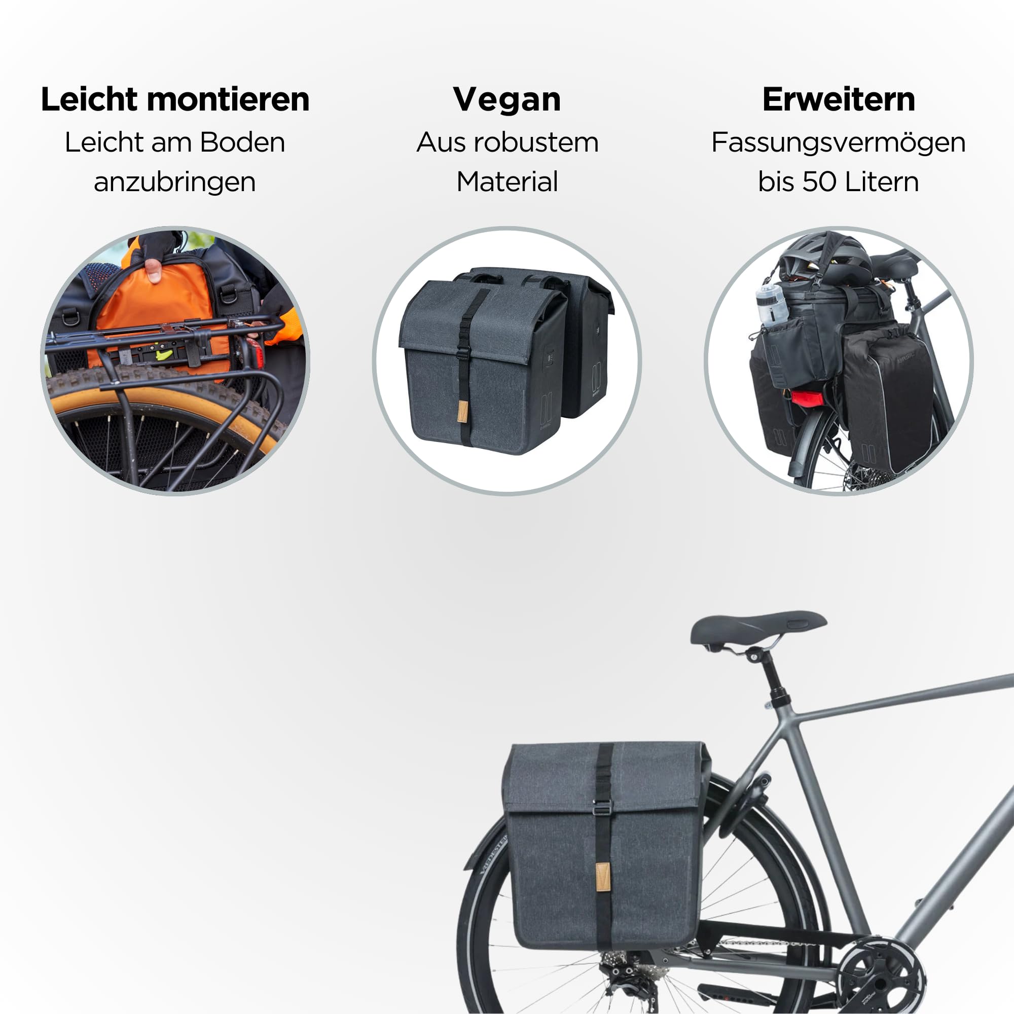 707582 Motorcycle Rear Saddle Bags - Waterproof Storage for Harley, Honda, Yamaha - Perfect for Long Rides, Commuting & Adventure Travel